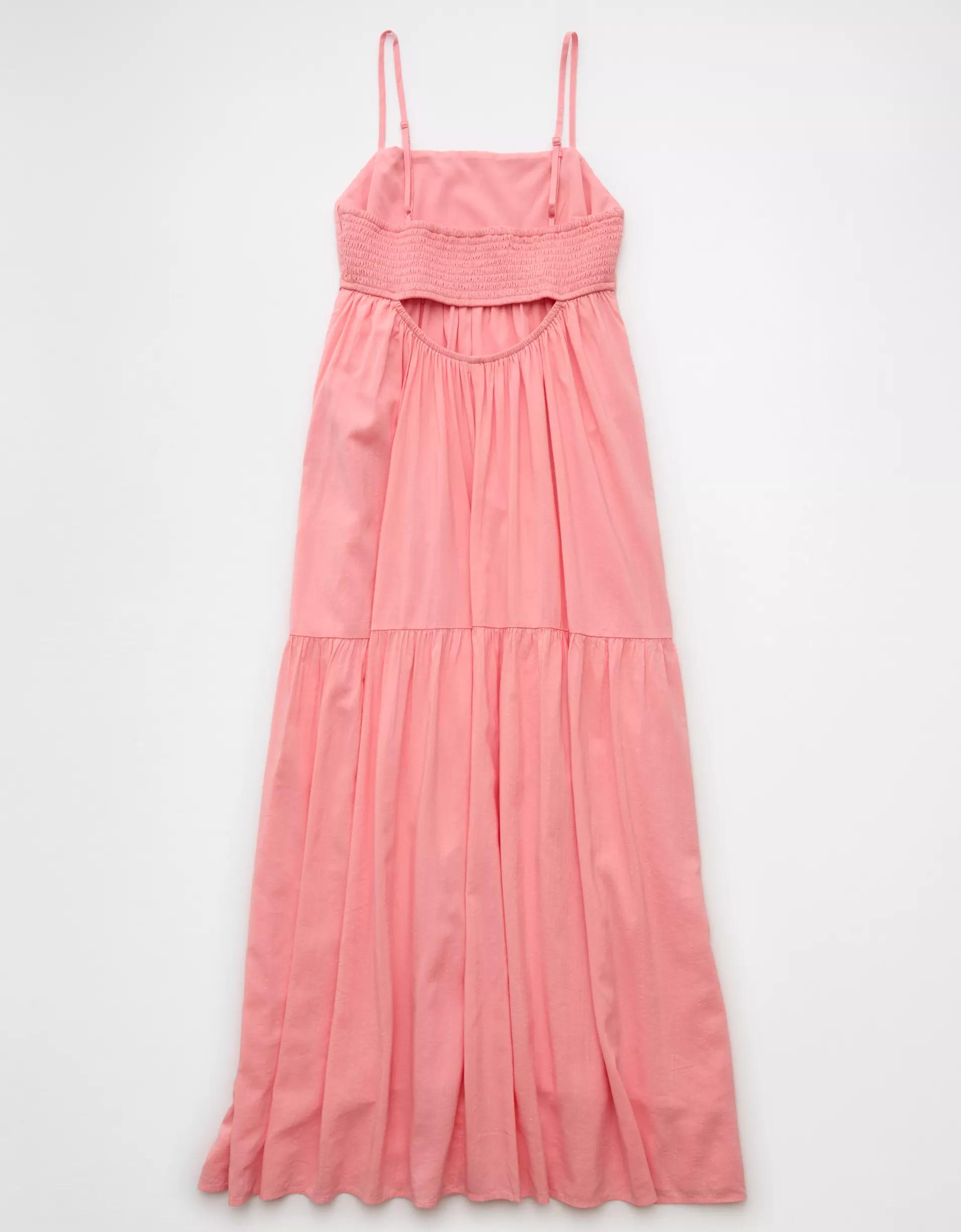 AE Pintuck Babydoll Maxi Dress Product Image