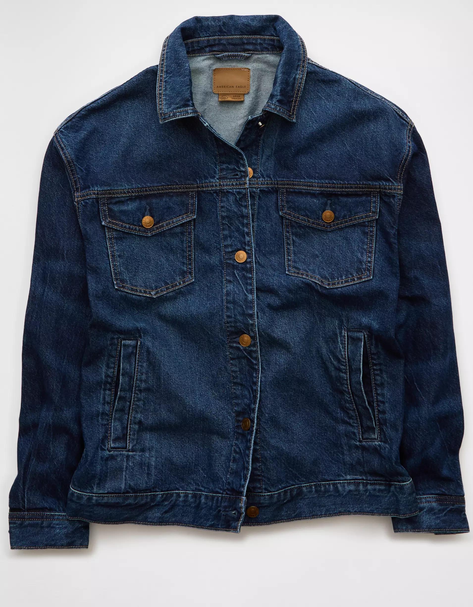 AE Ex-Boyfriend Denim Jacket Product Image