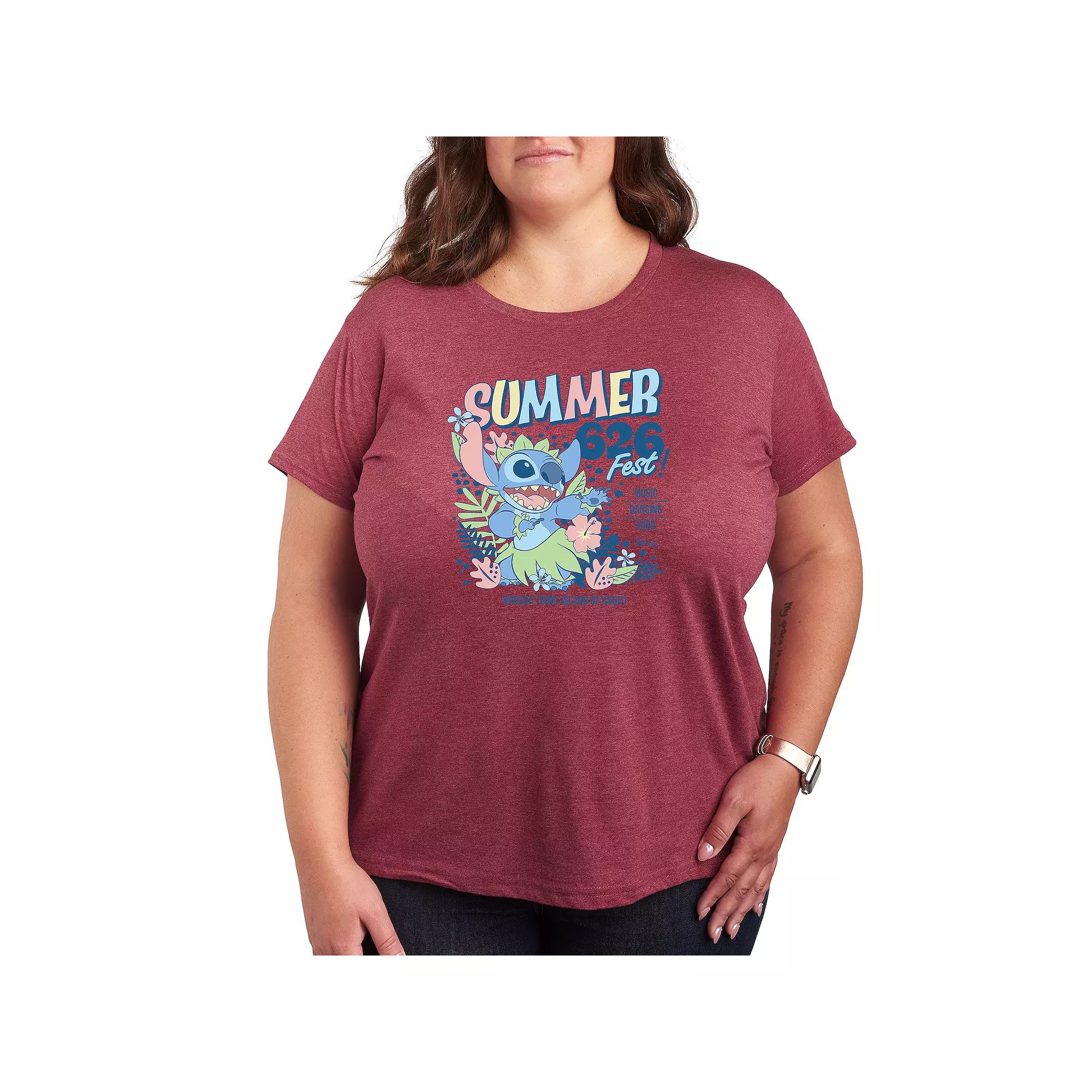 Disney's Lilo & Stitch Plus Summer 626 Fest Graphic Tee, Women's,  Product Image