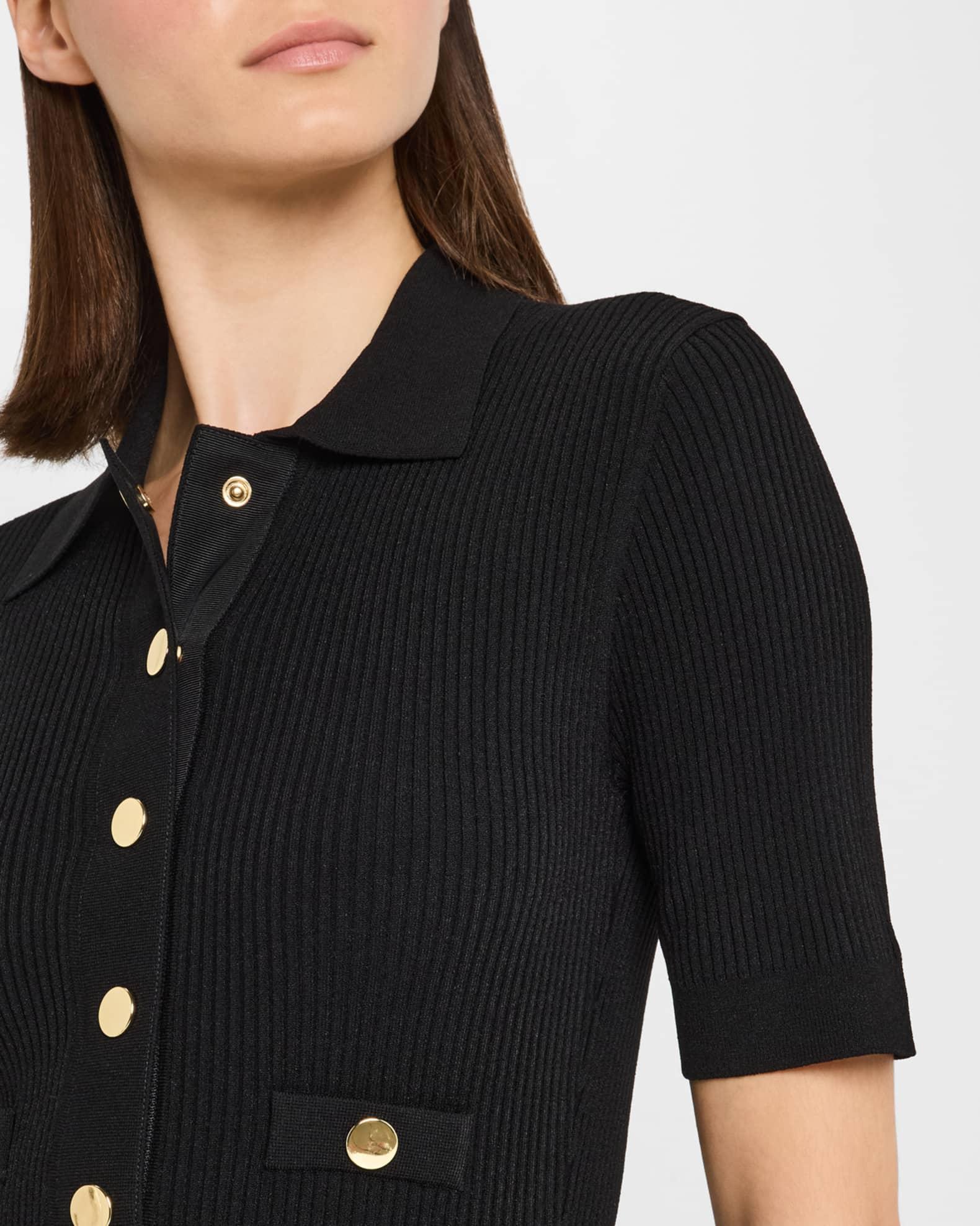 Lauper Short-Sleeve Ribbed Mini Dress Product Image