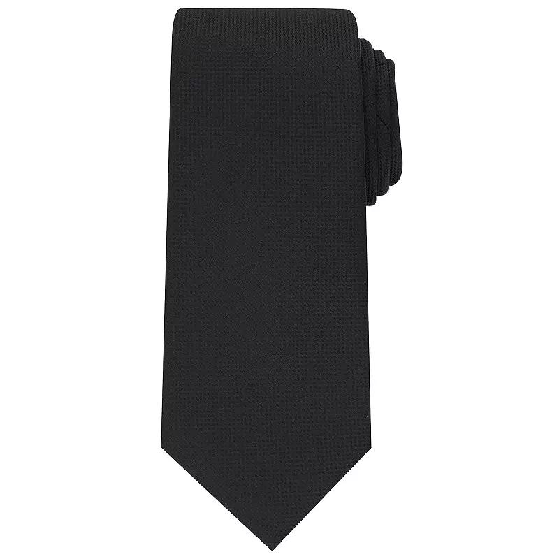 Men's Bespoke Solid Tie, Black Conway Product Image