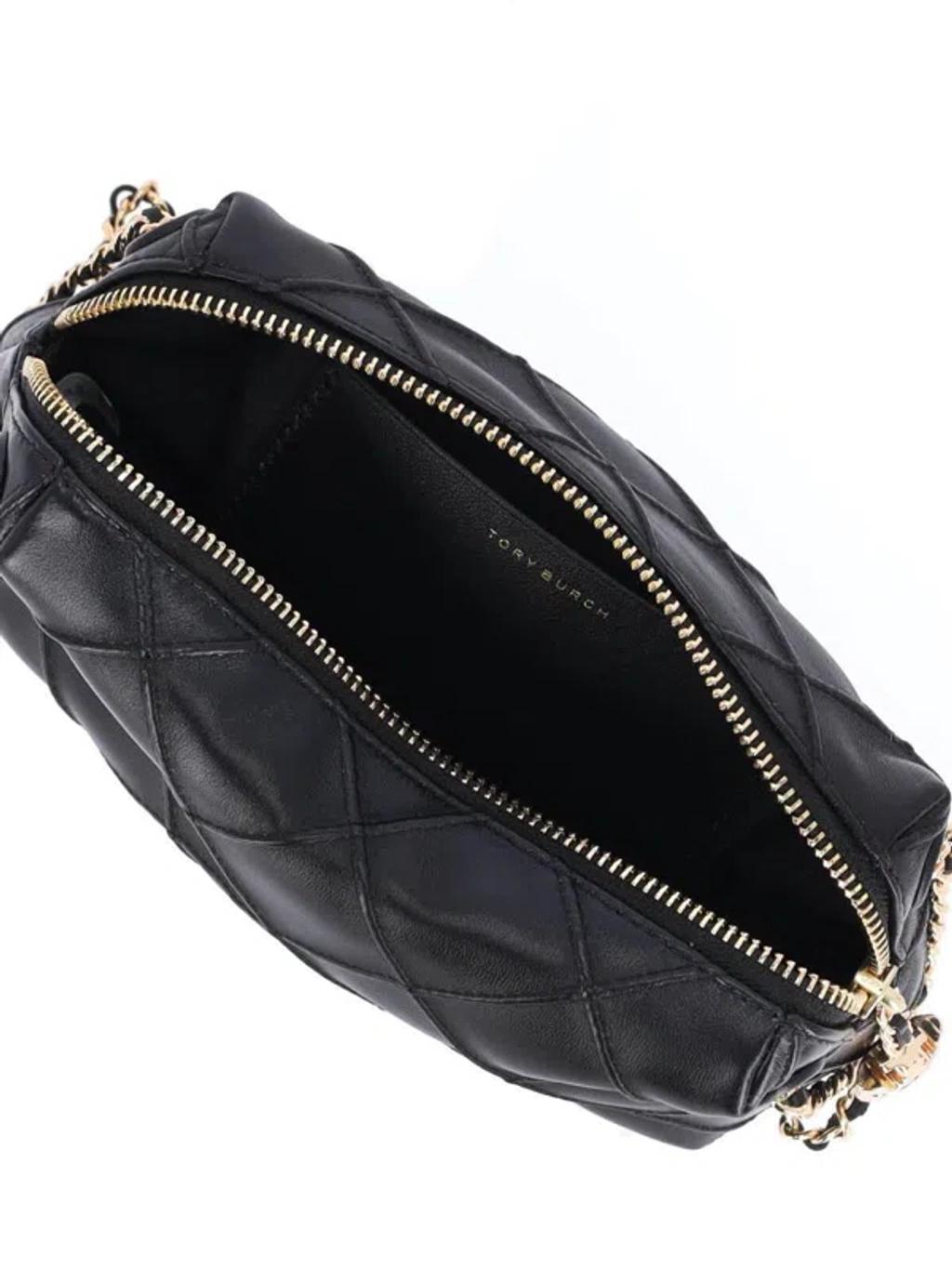 TORY BURCH Fleming Small Crossbody Bag Crossbody Bags Black Product Image