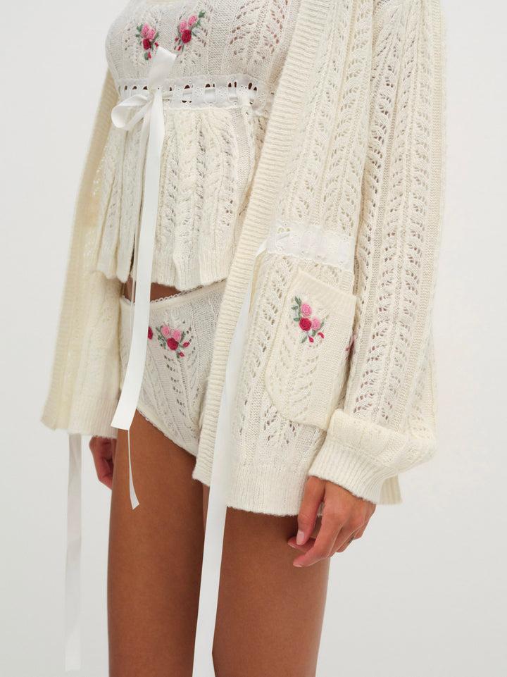 Nathalie Cardigan — White Product Image
