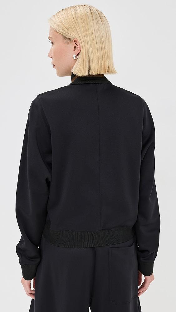 Tibi Active Knit Cropped Sweatshirt | Shopbop Product Image