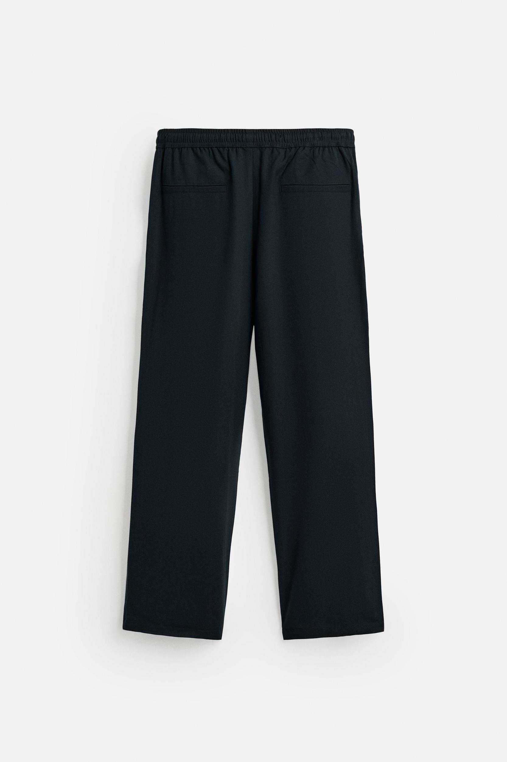 RELAXED FIT LYOCELL PANTS Product Image