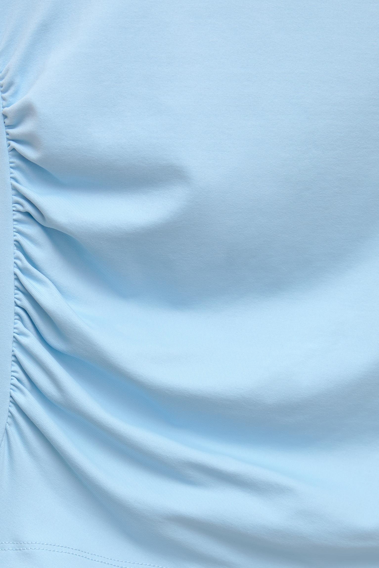 Gathered polyamide top Product Image