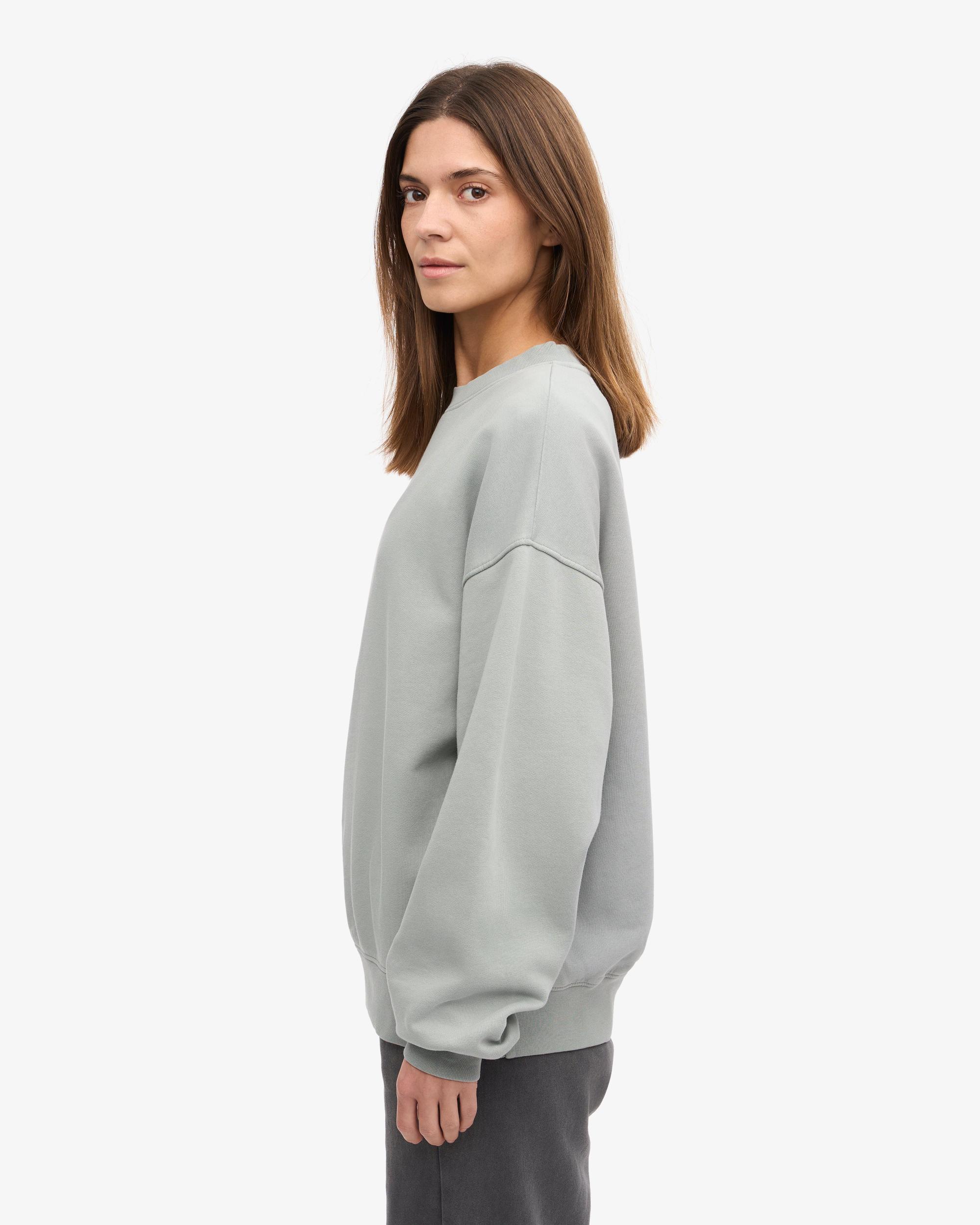 Organic Oversized Crew - Steel Blue Product Image