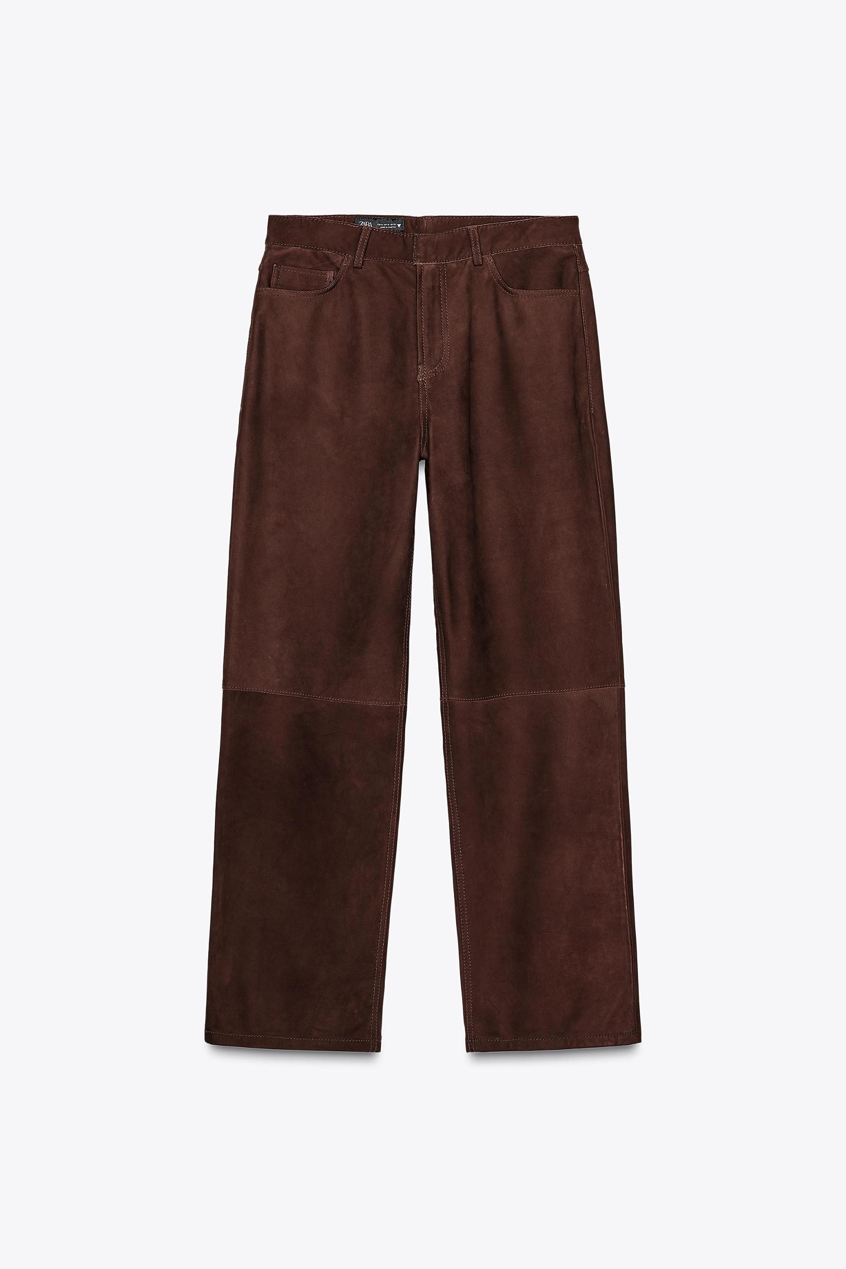 SUEDE LEATHER PANTS Product Image