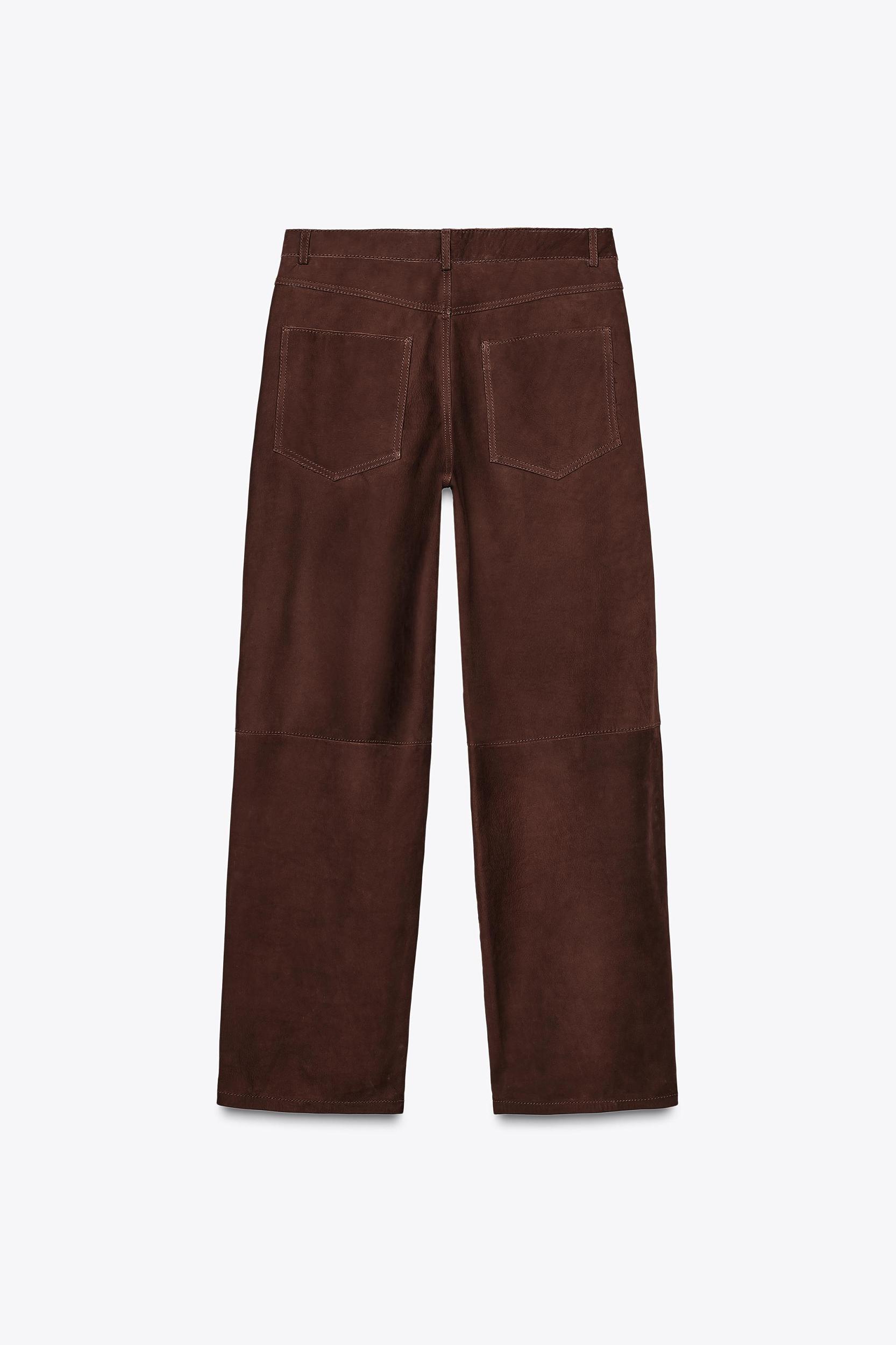 SUEDE LEATHER PANTS Product Image