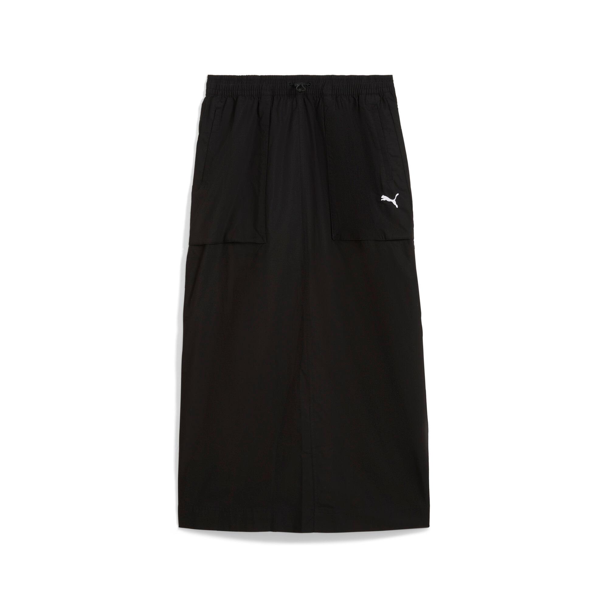 FUTURE ARCHIVE Women's Zip-Off Maxi Woven Skirt Product Image
