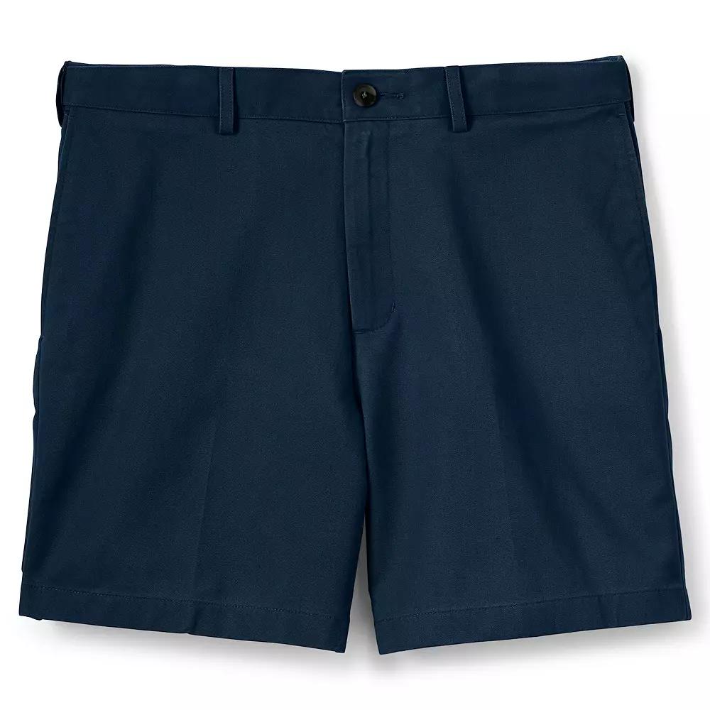 Men's Lands' End Comfort Waist 6-inch No-Iron Chino Shorts,  Product Image