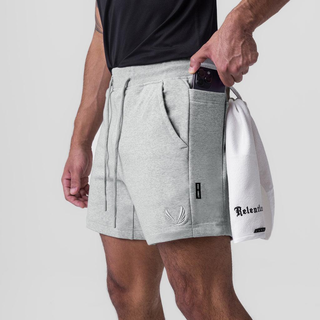 0867. Tech-Terry™ Sidelock Sweat Short - Heather Grey Male Product Image