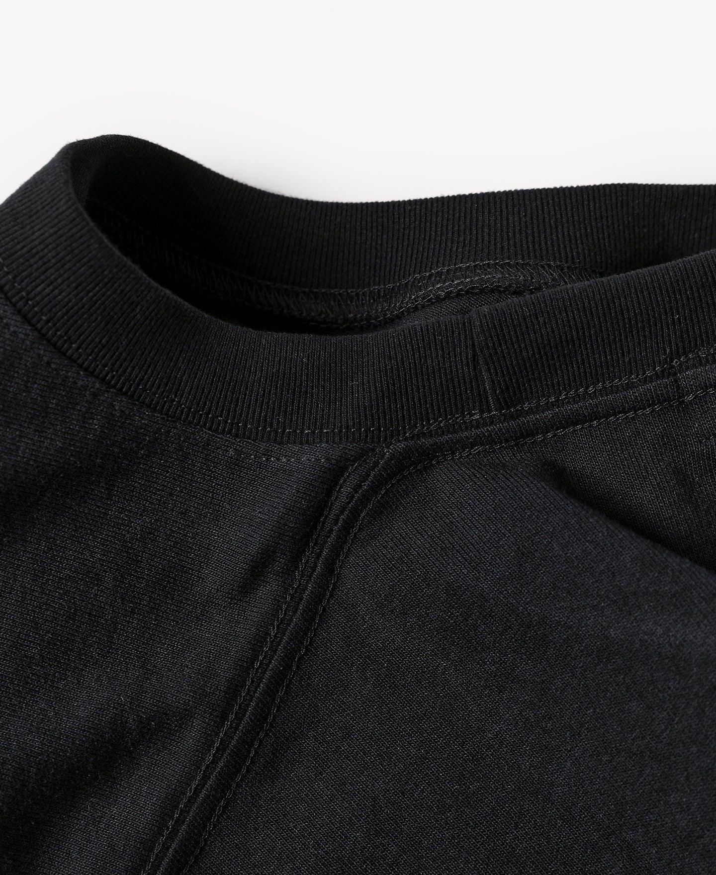 9 oz Cotton Tubular T-Shirt - Black Product Image