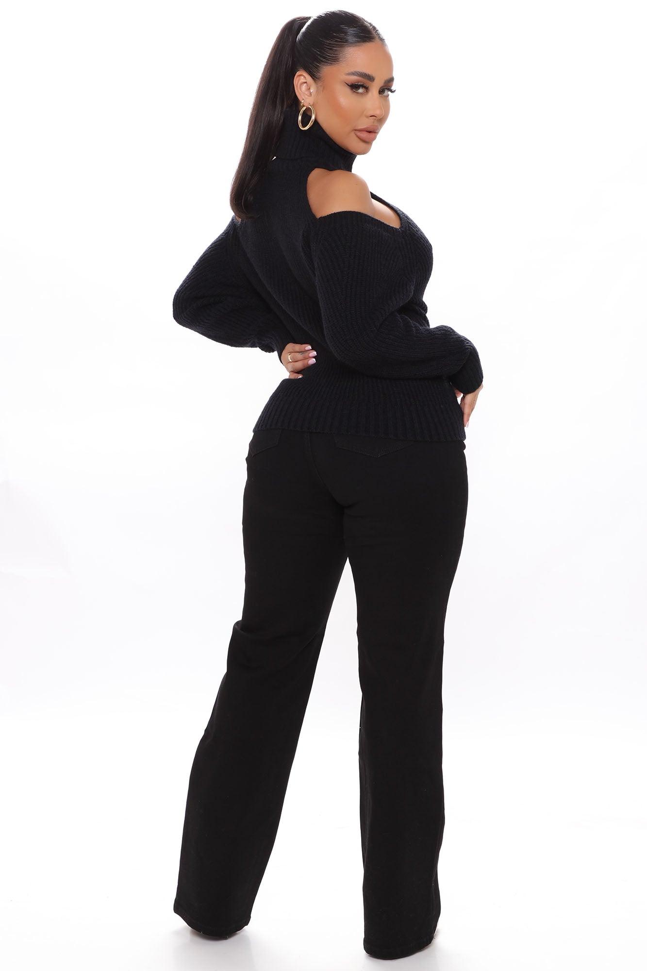 Alana Turtleneck Sweater - Black Product Image