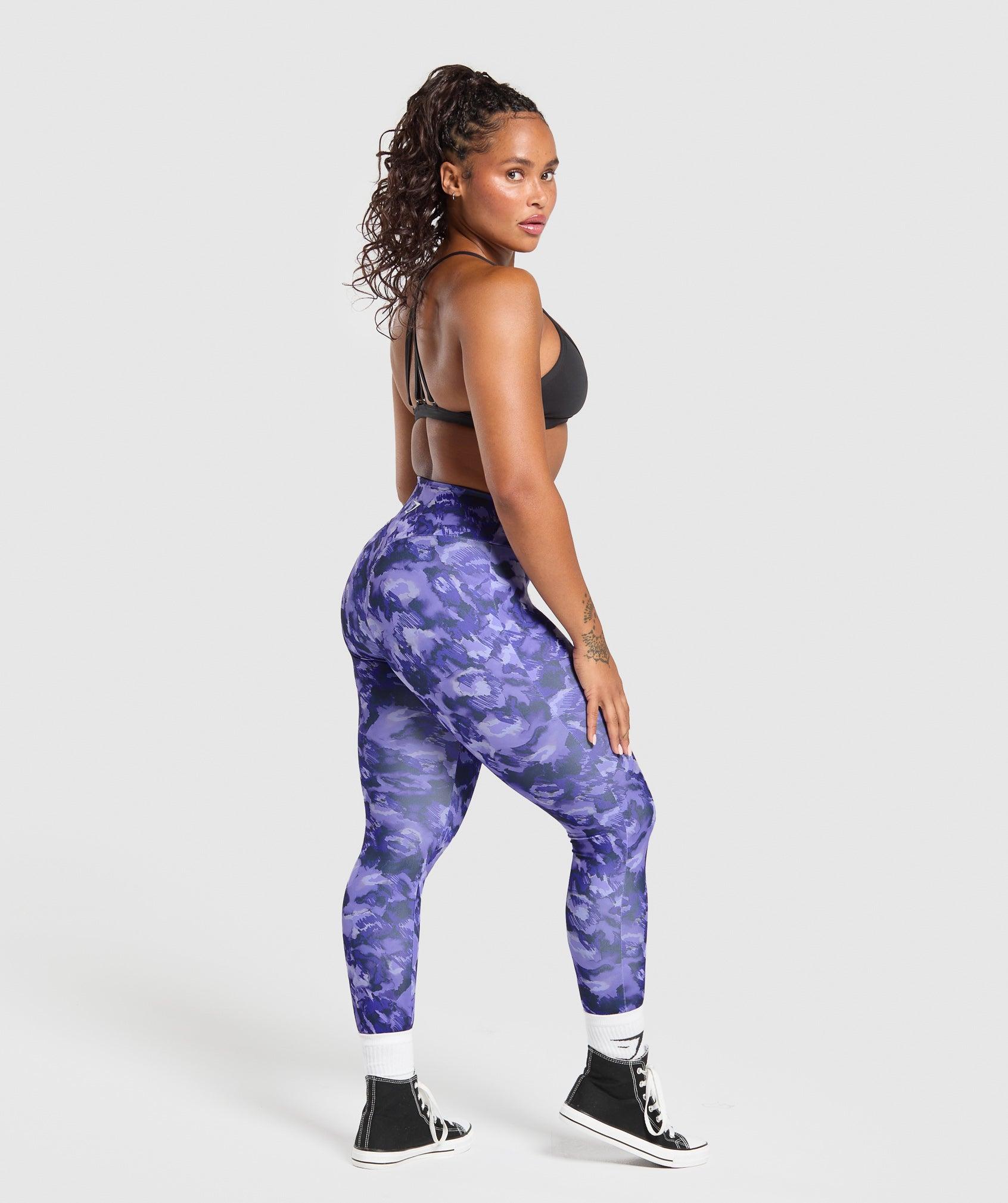 Gymshark Reps Power Leggings - Fresh Lilac Female Product Image