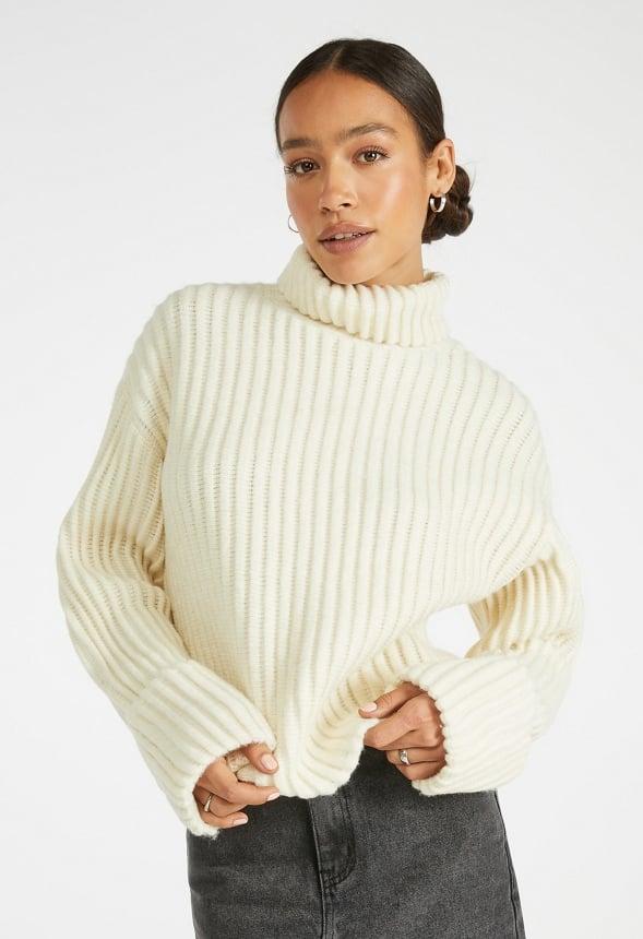 JustFab Margaux Platform Loafer Pump Womens Black/ White Size 8.5 Product Image