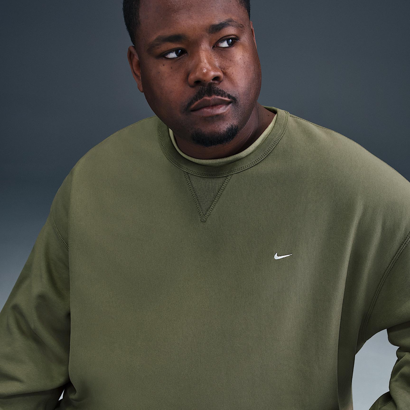 Nike Mens Solo Swoosh Fleece Crew | HV1086-441 Product Image