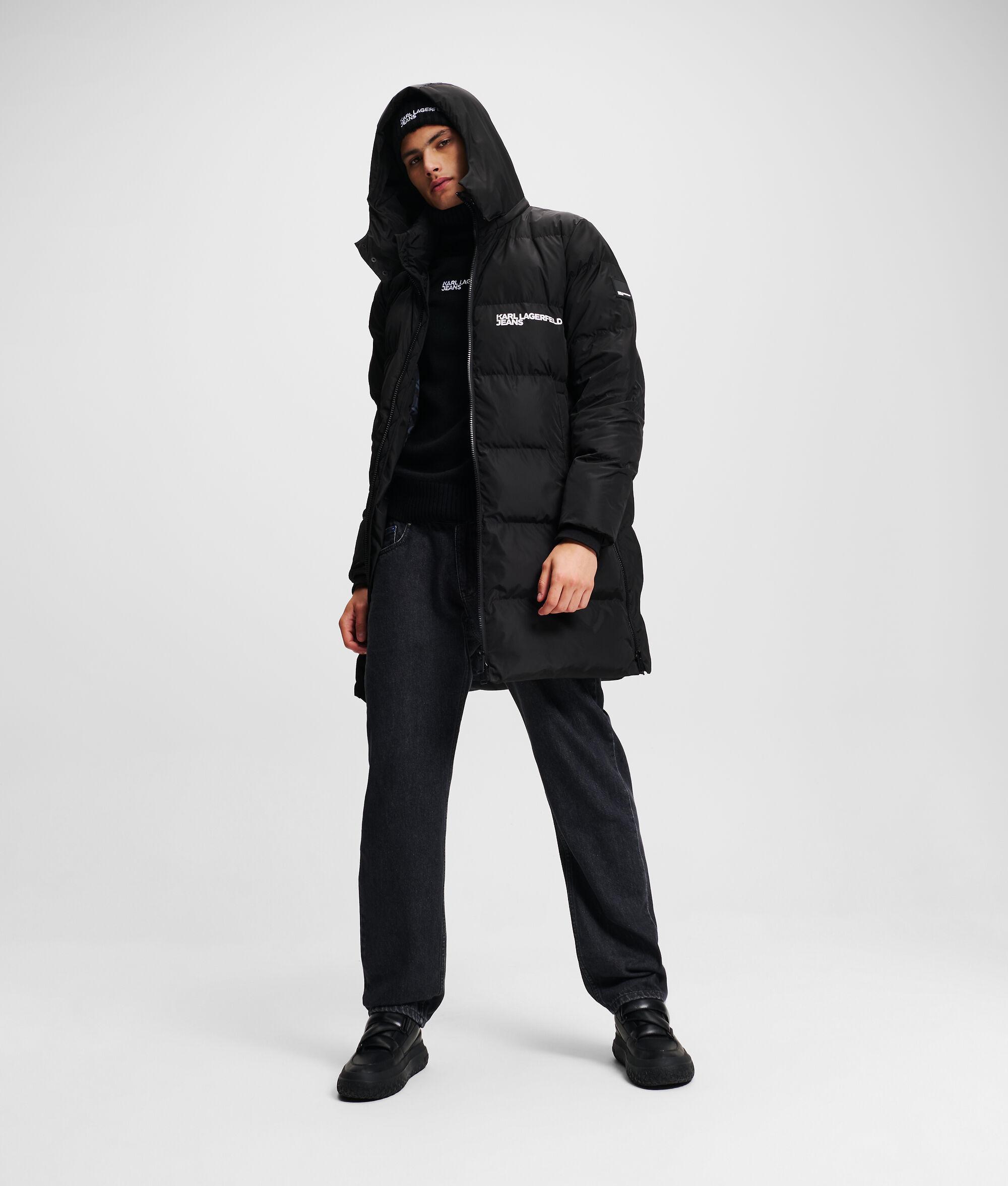 HOODED LONGLINE PUFFER COAT Product Image