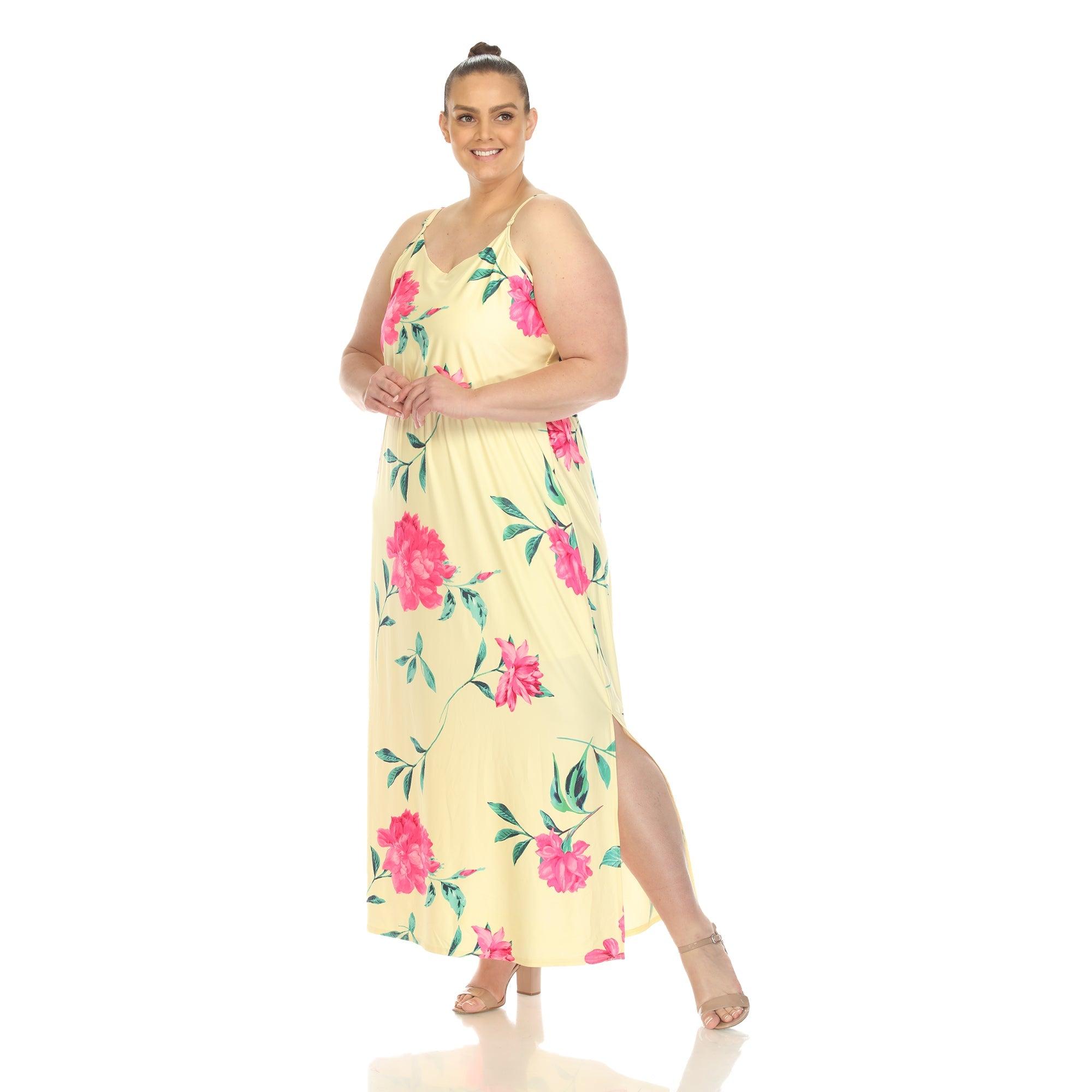 Floral Strap Maxi Dress - Plus Product Image