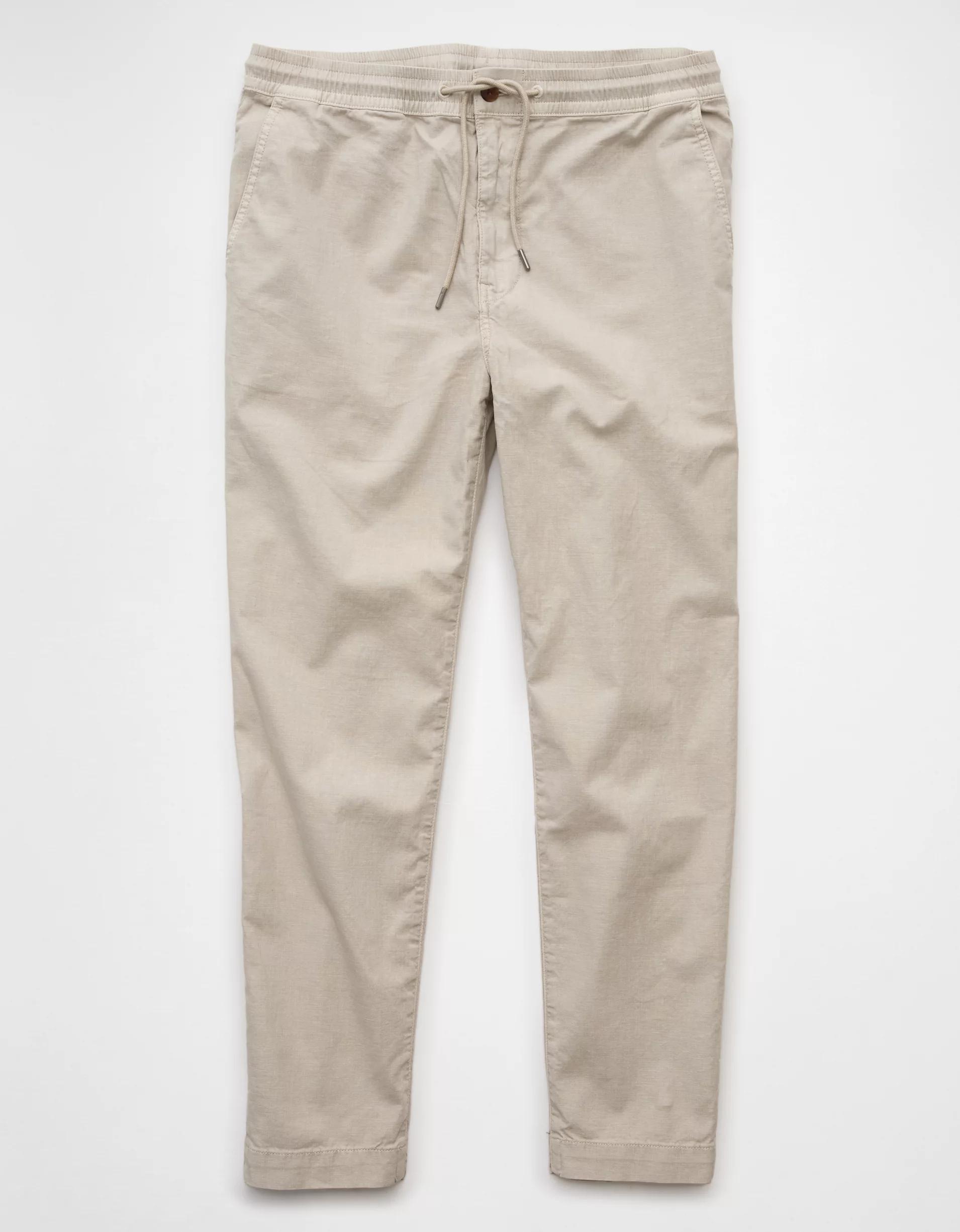 AE Flex Linen-Blend Athletic Fit Pull-On Pant Product Image