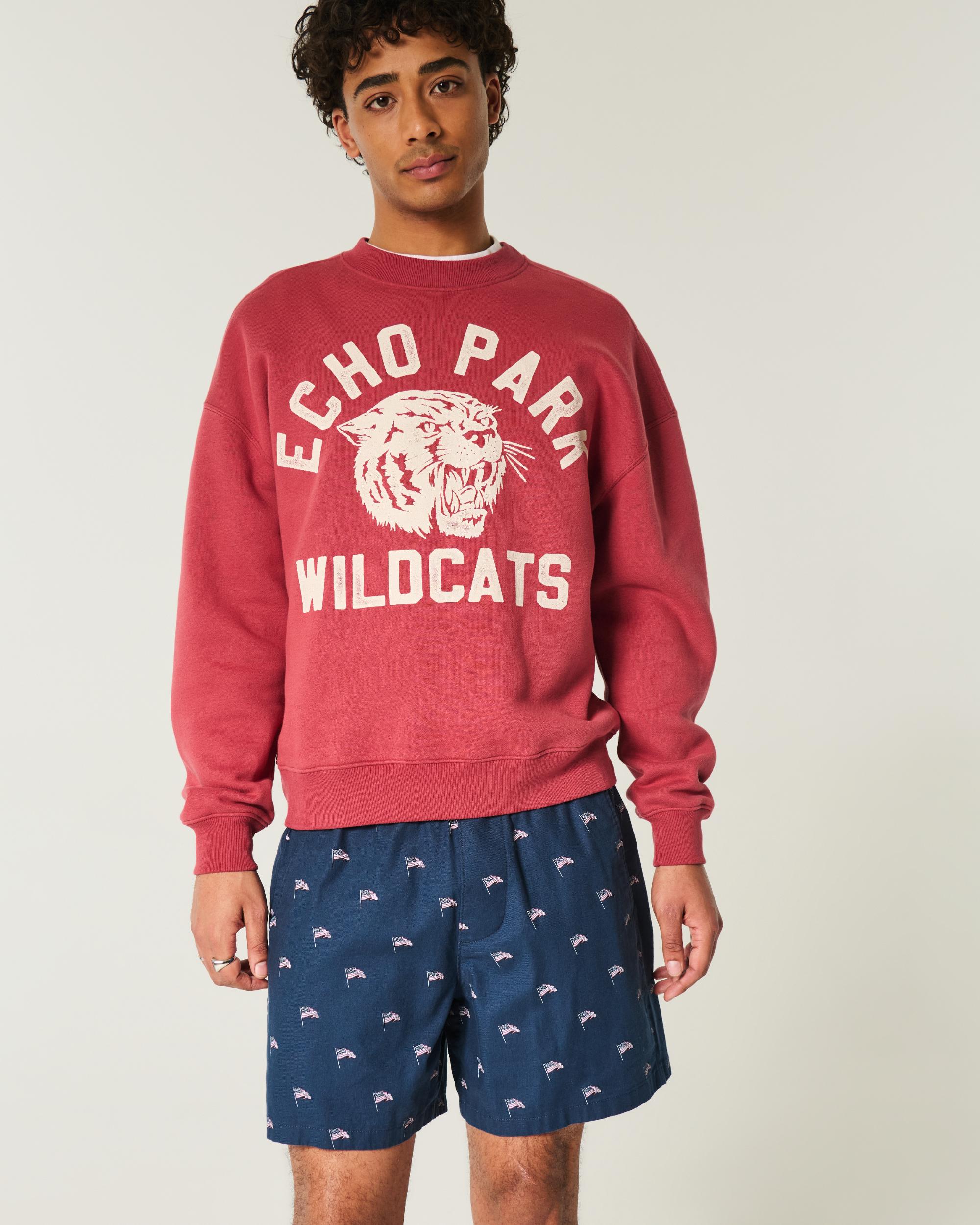 Mid-Thigh Twill Pull-On Shorts Product Image