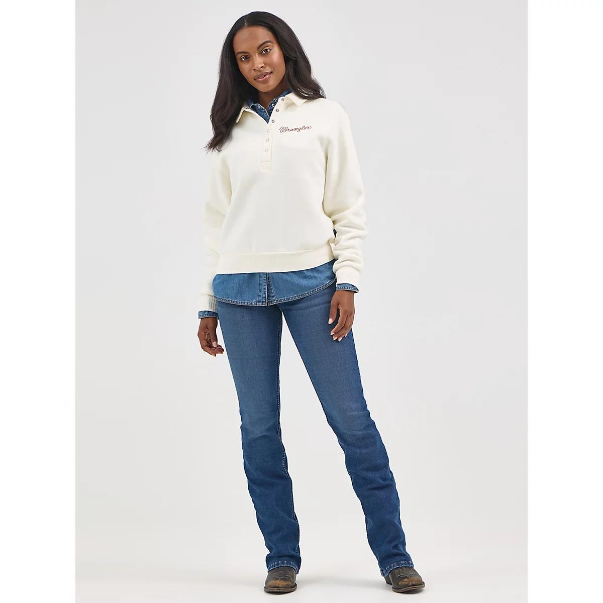 Women's Wrangler Retro® Mae Warmth Bootcut Jean in Brynn Product Image