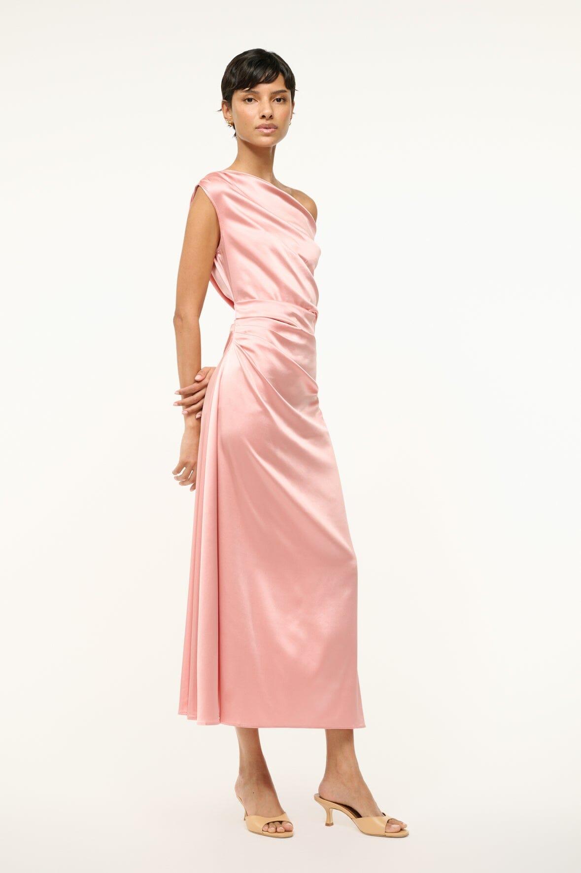 PHARE SILK DRESS | ROSE Product Image
