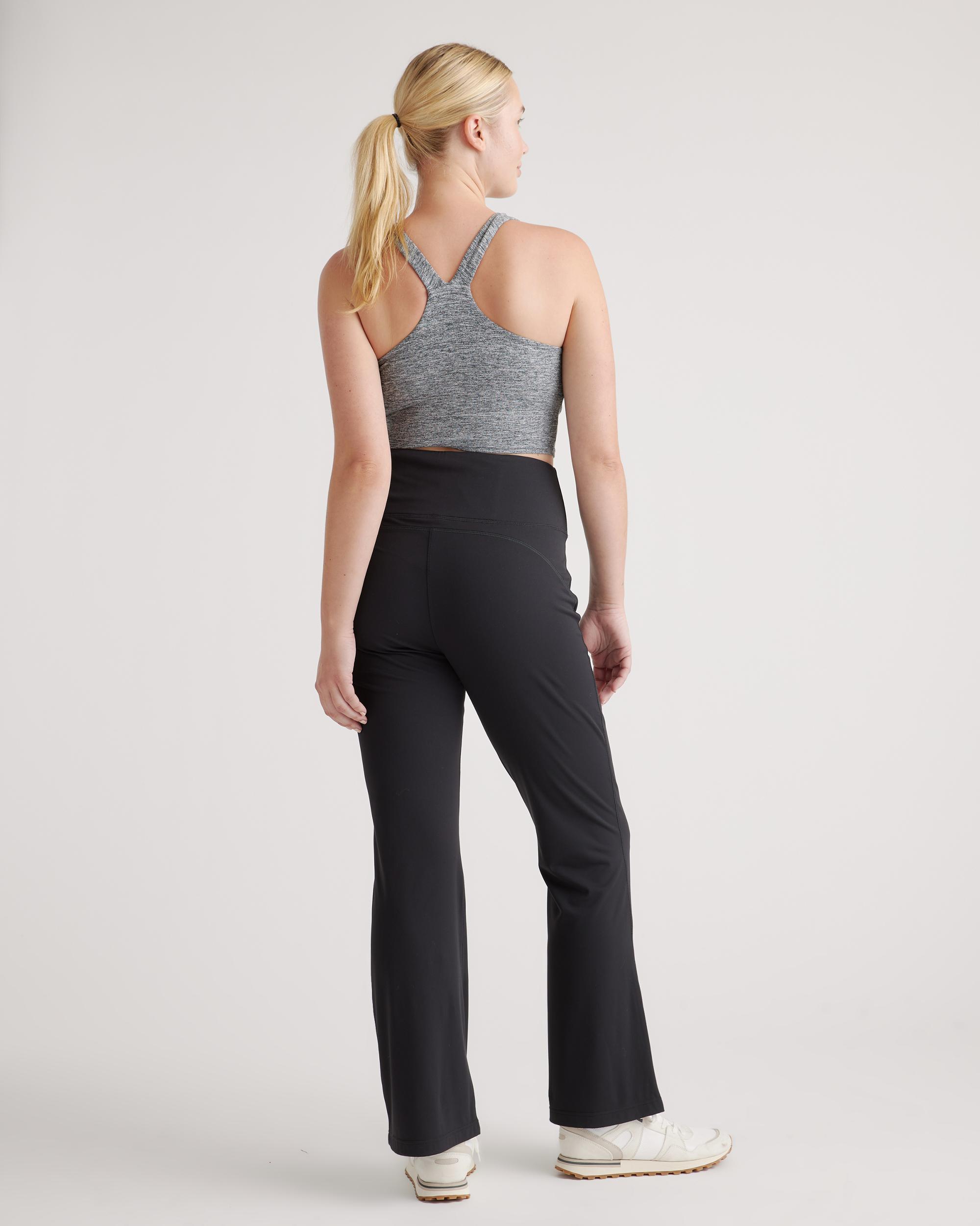 Quince | Women's Ultra-Form High-Rise Flared Pants Size XS, Nylon/Spandex Product Image