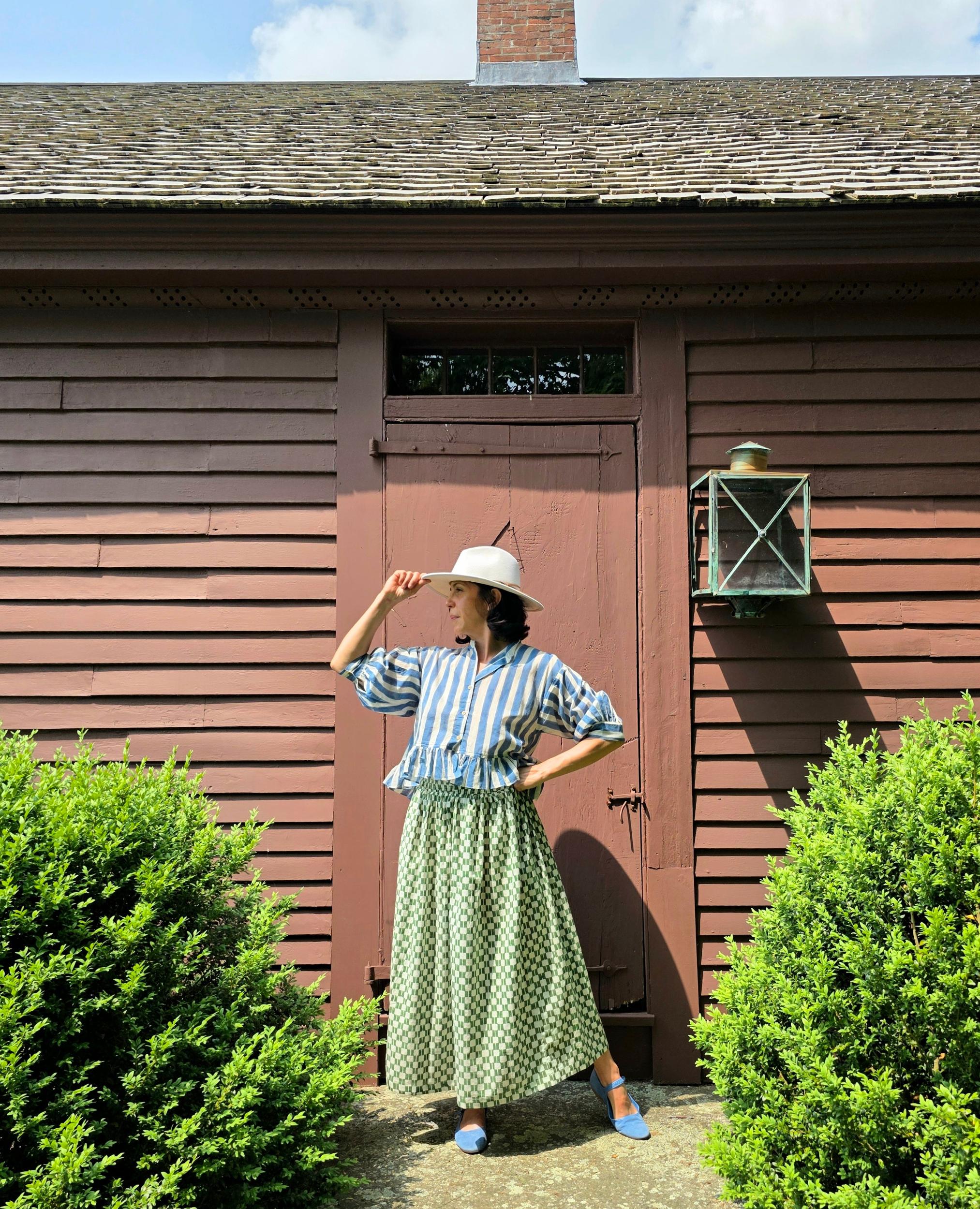 The Blue Mary Top Product Image