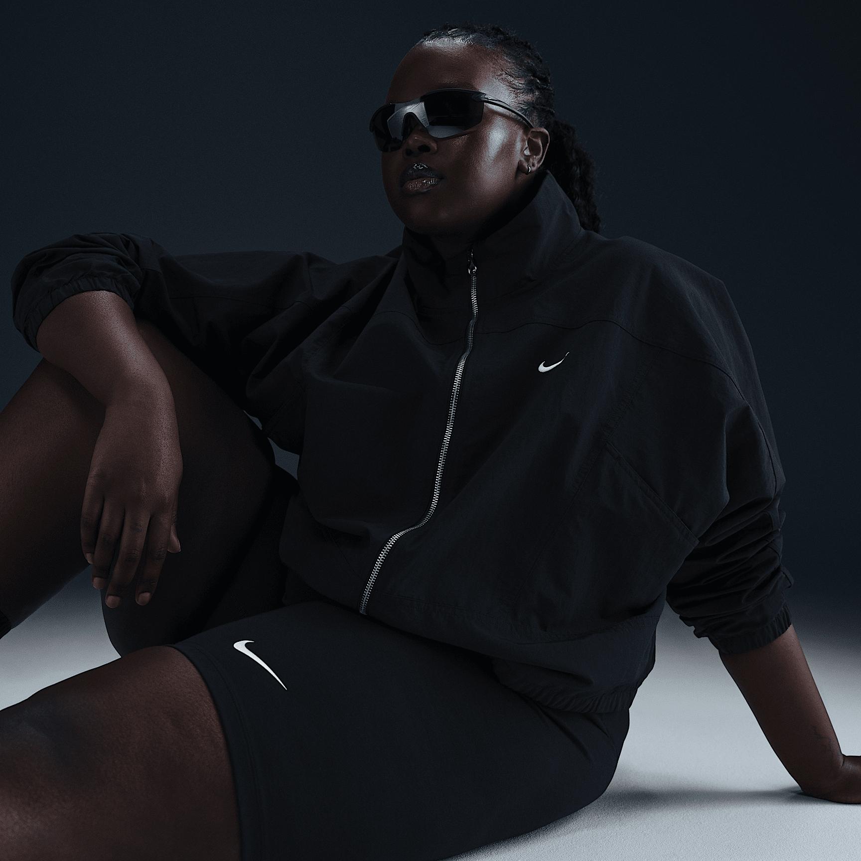 Womens Nike Sportswear Everything Wovens Oversized Repel UV Protection Jacket (Plus Size) | HJ1001-010 Product Image