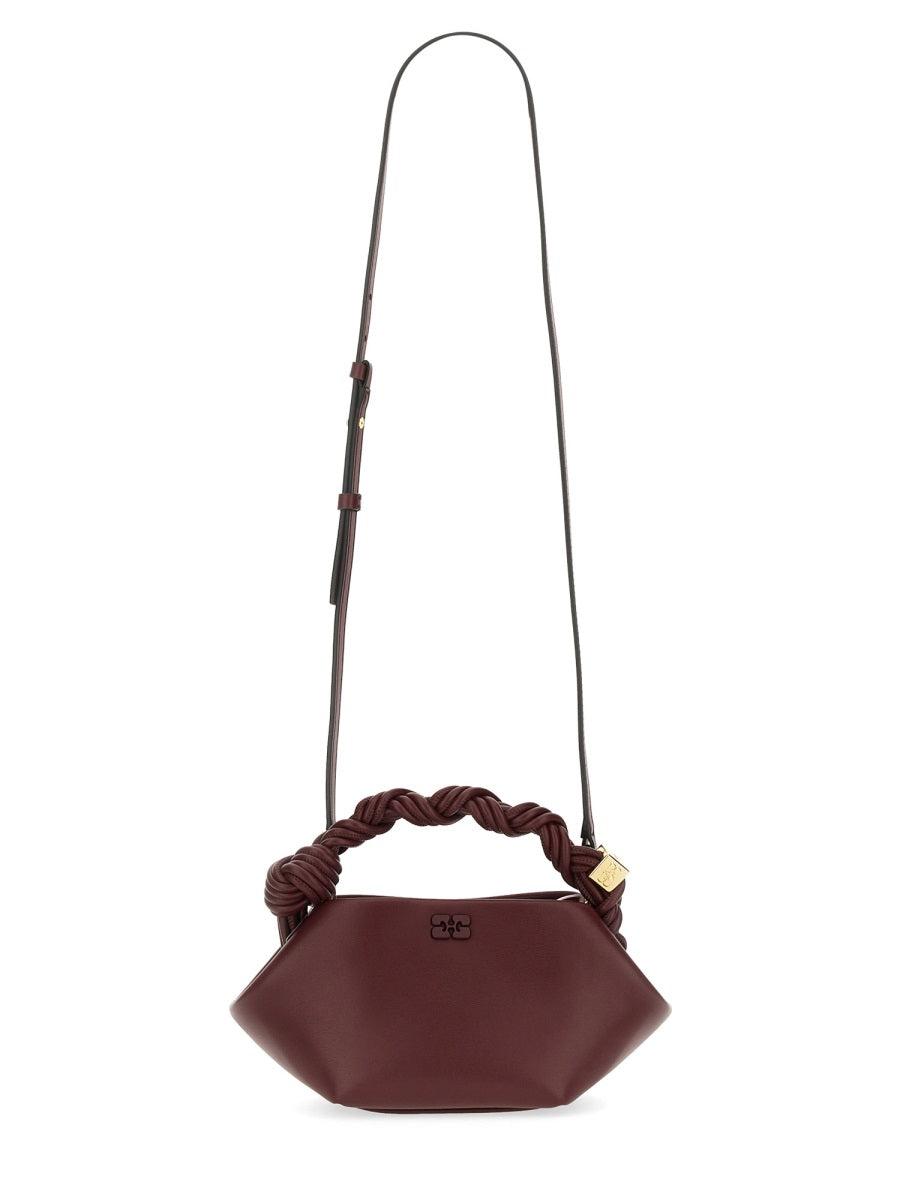 GANNI Bordeaux Mini Bou Handbag In Red Product Image