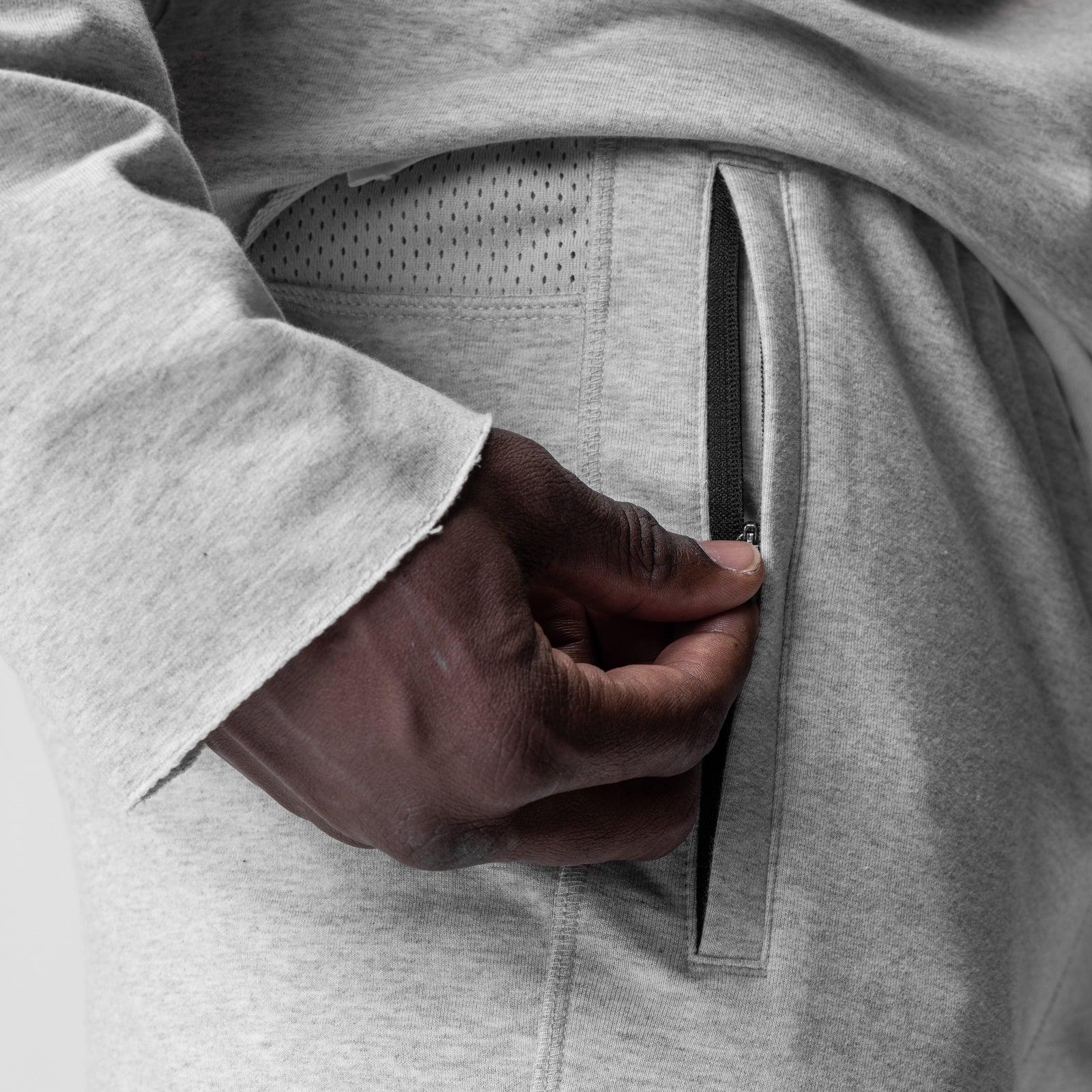 0956. Micro-Terry Jogger - Heather Grey Product Image