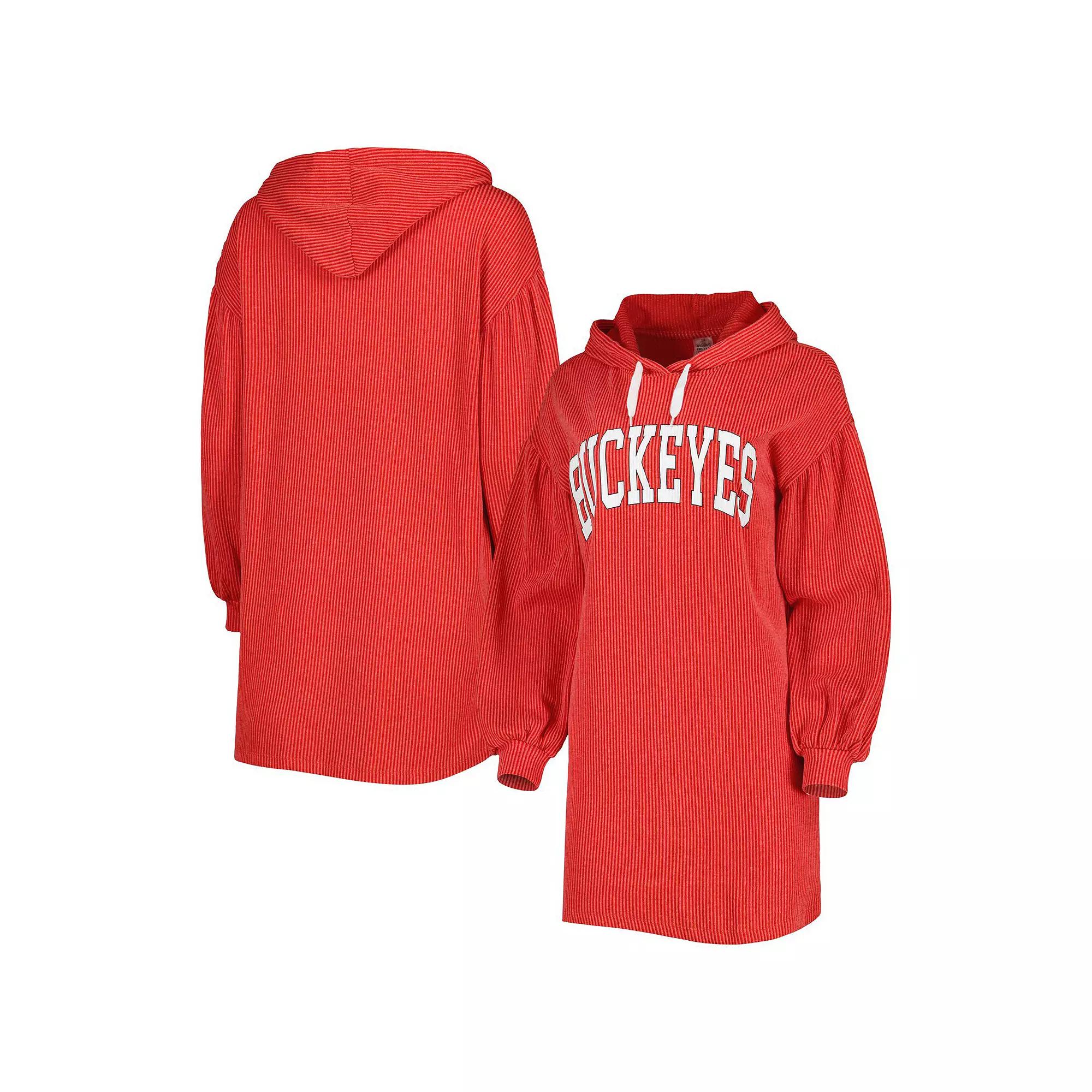 Women's Gameday Couture Scarlet Ohio State Buckeyes Game Winner Vintage Wash Tri-Blend Dress, Size: Medium, Red Product Image