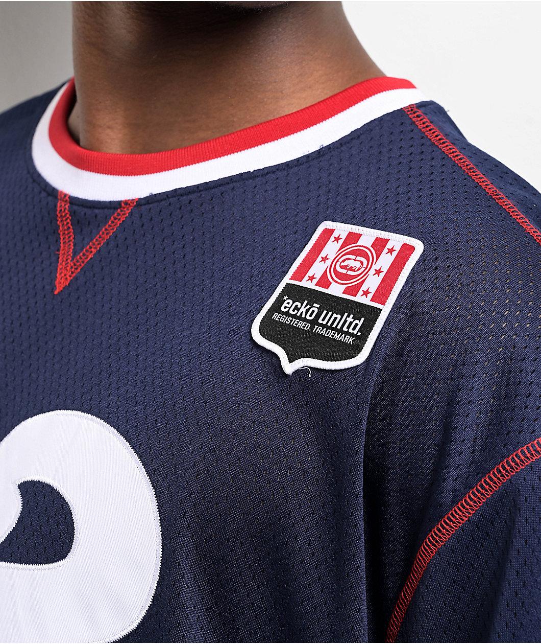 Ecko Mean Joe Blue Mesh Jersey Product Image