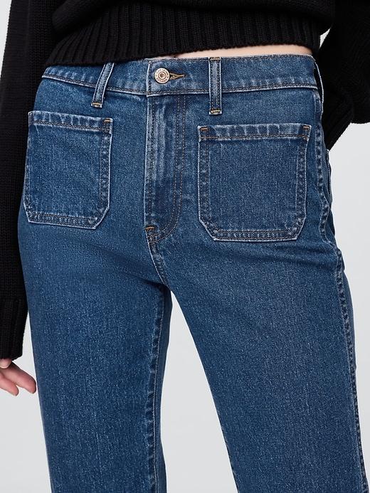 High Rise Studded &apos;90s Straight Jeans Product Image