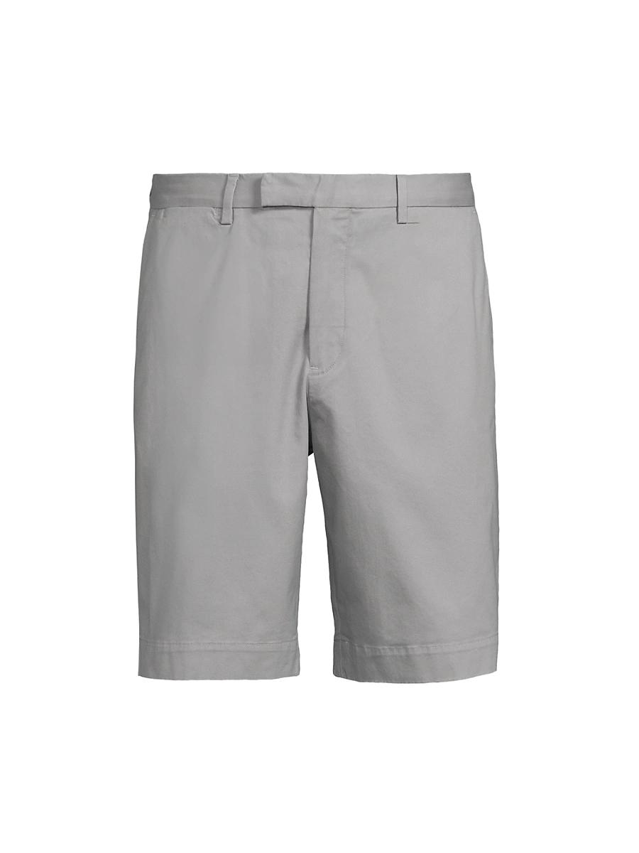 Mens Stretch-Twill Flat-Front Shorts Product Image