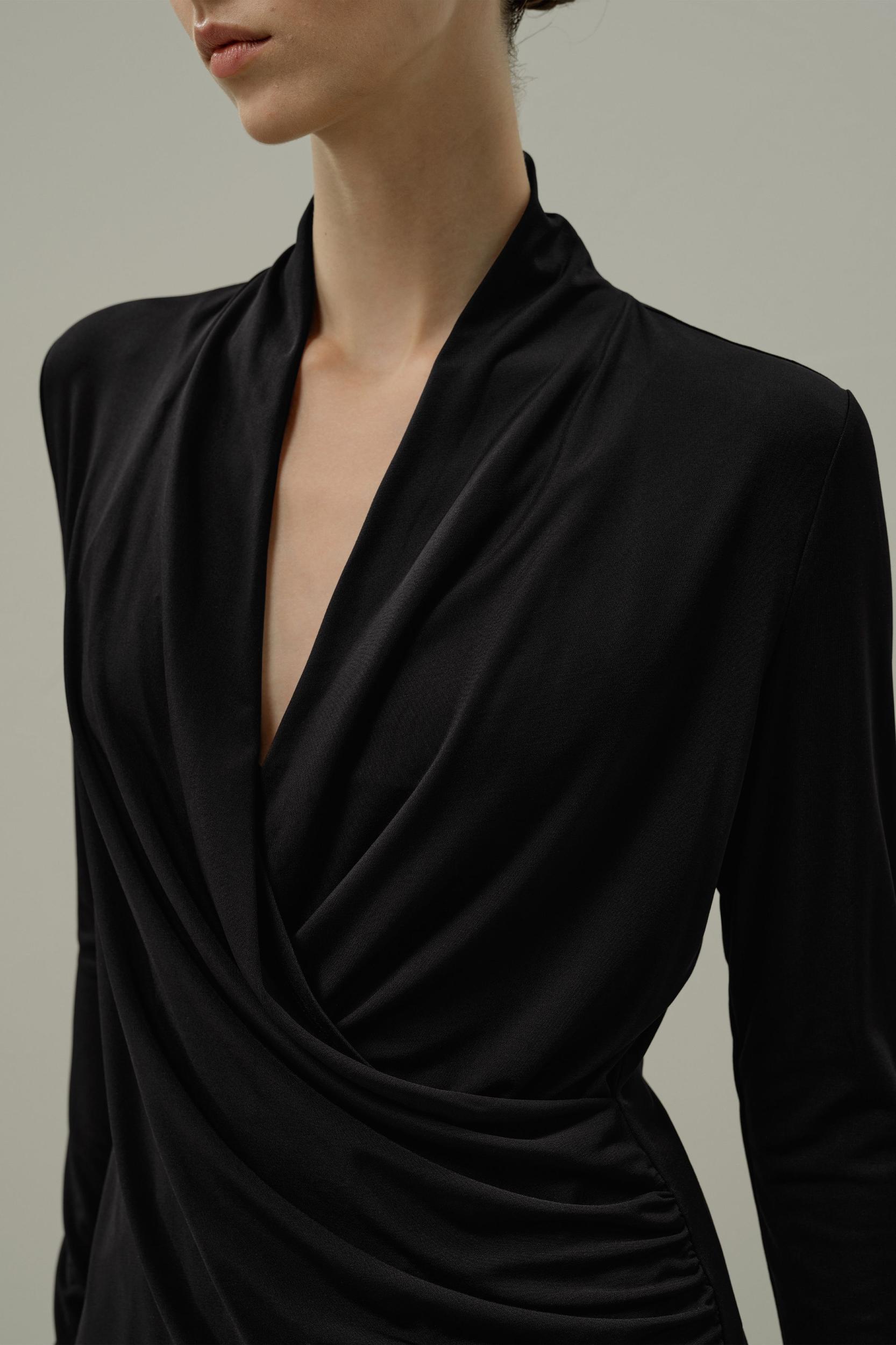 Silk Breeze Jersey Stretch Wrap Top Product Image