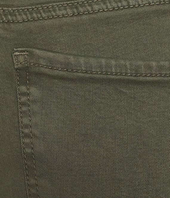 KUT from the Kloth Amy Denim Double Button Ankle Straight Leg Roll Up Cuff Jeans Product Image