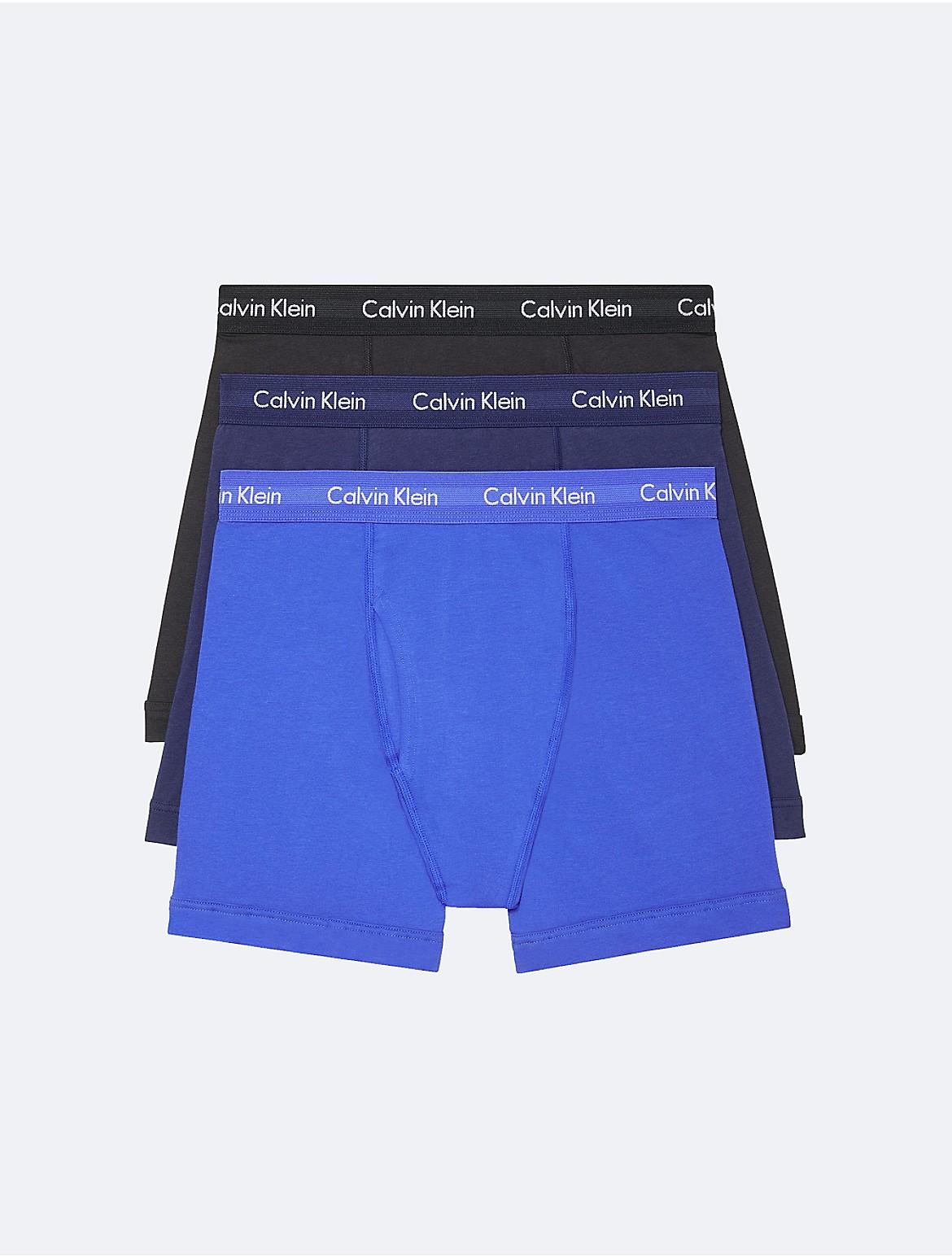 Calvin Klein Cotton Stretch Moisture Wicking Boxer Briefs, Pack of 3 Product Image
