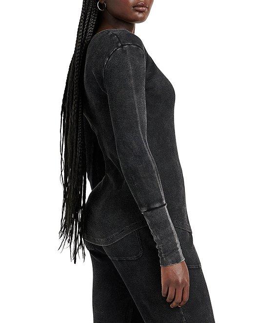 Splendid Thermal Forever Henley Long Sleeve Shirt Product Image