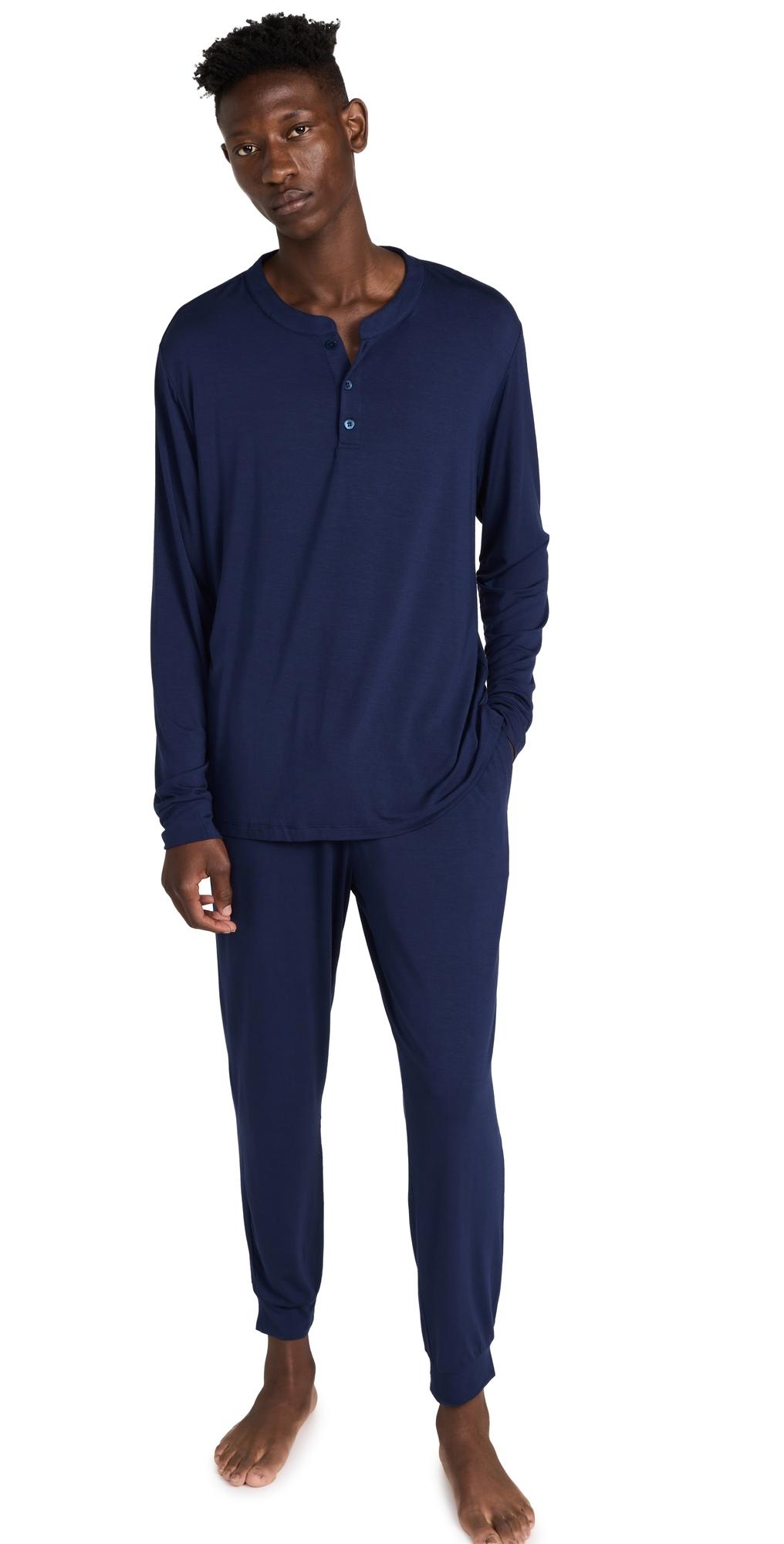 Eberjey Henry Modal Long PJ Set Product Image