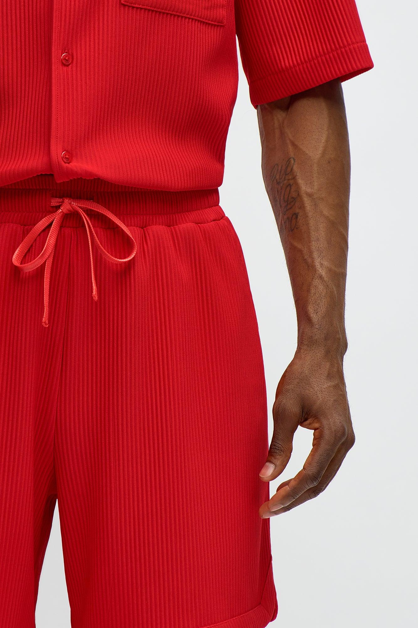 Show Up Basketball Short - Red Product Image