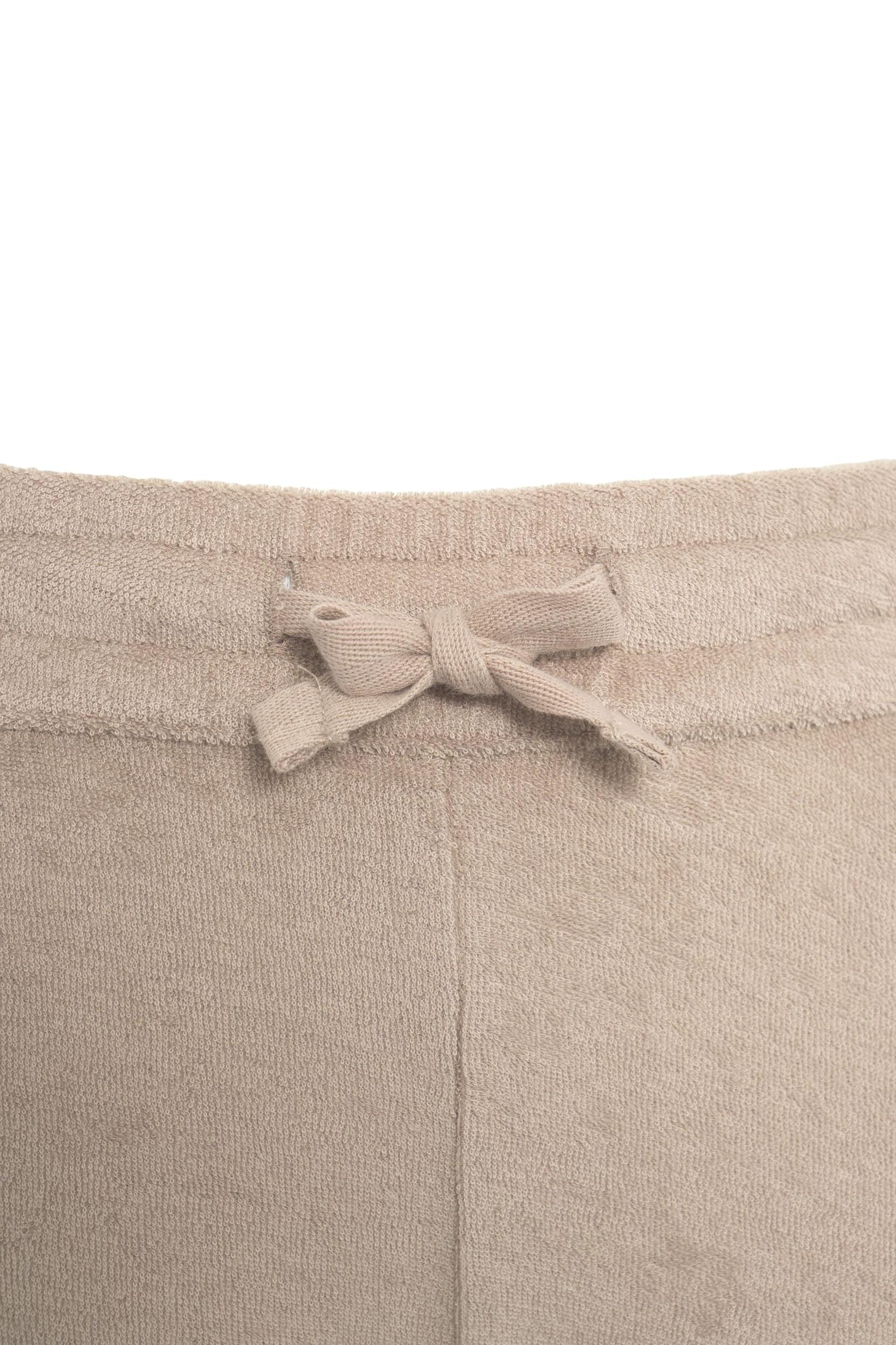 Wide leg joggers in terry cloth Product Image