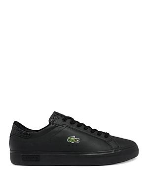 Lacoste Mens Powercourt Leather Sneakers Product Image
