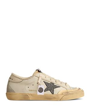 Golden Goose Womens Super-Star Penstar Swarovski Crystal Low Top Sneakers Product Image
