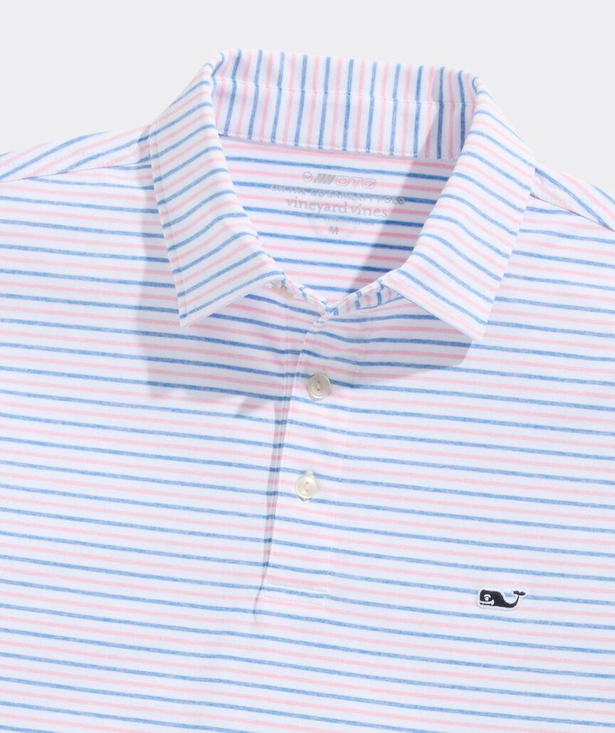 Tri-Color Bradley Stripe Sankaty Performance Polo Product Image