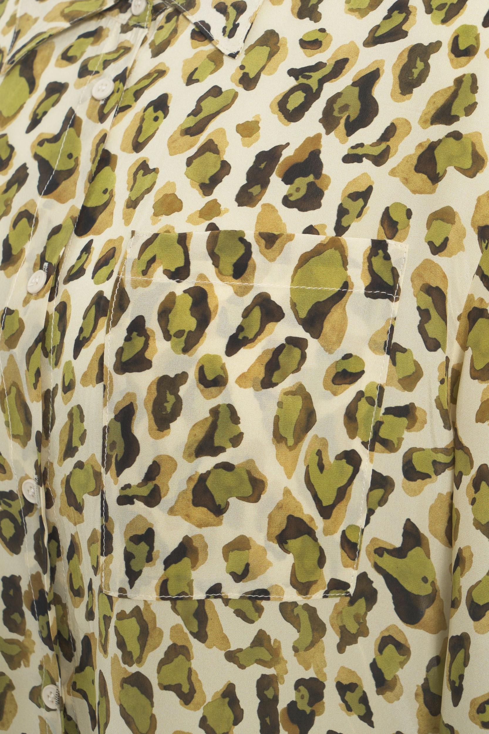 Blouse with animal print Product Image
