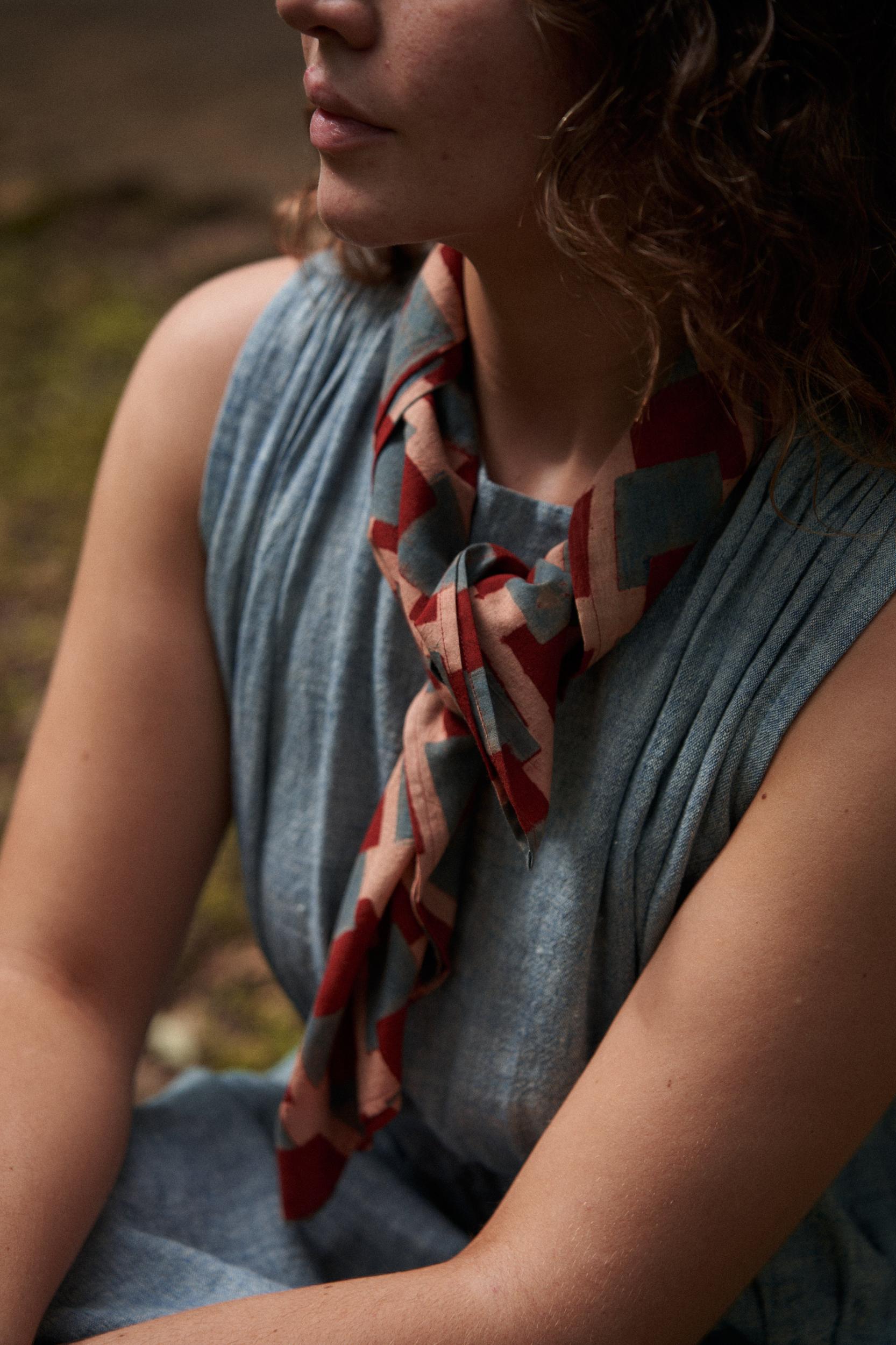 Indigo organic midi Dress Product Image