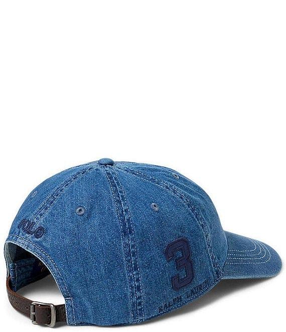 Polo Ralph Lauren Big Pony Denim Baseball Cap Product Image