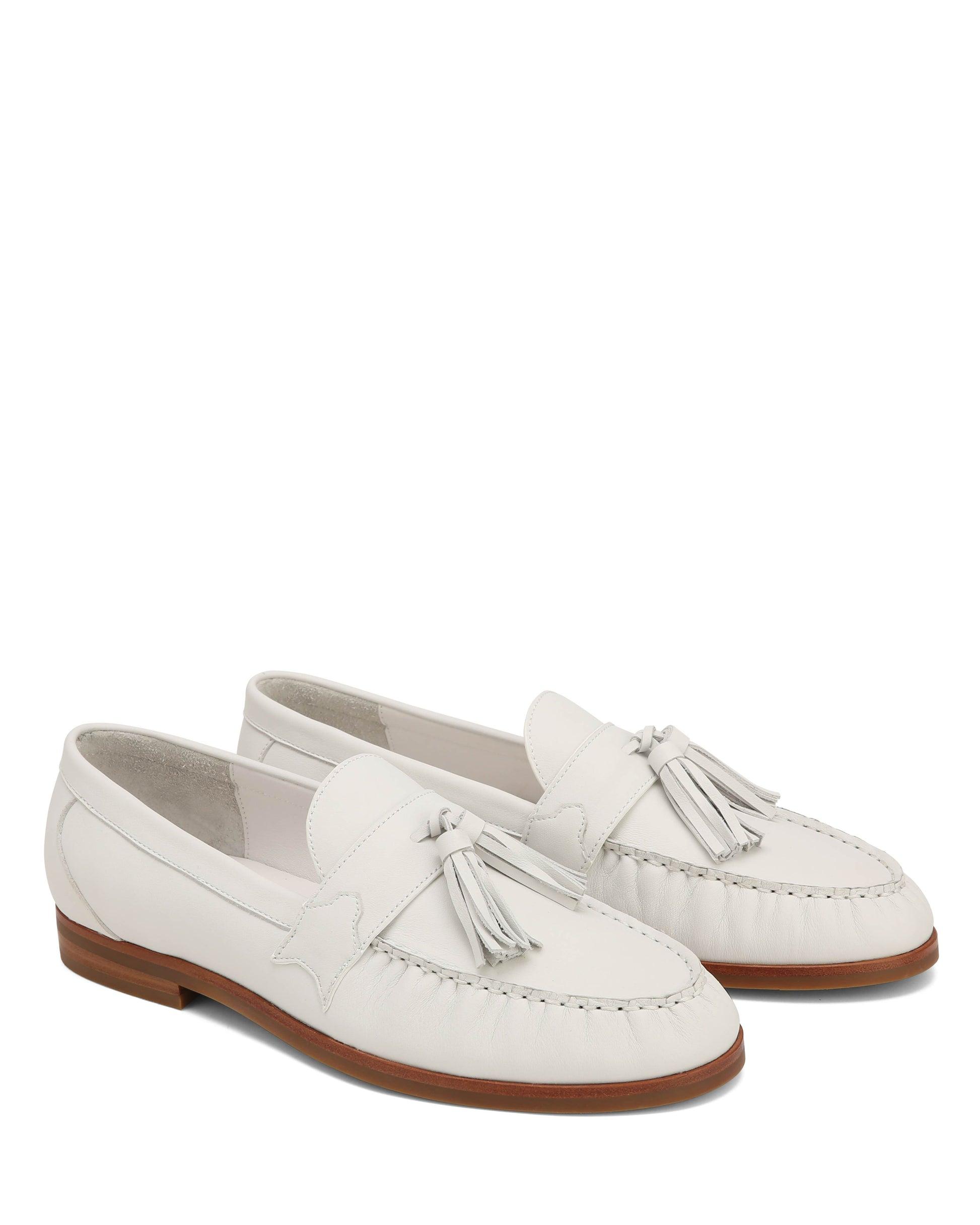 Lido Pure White Wave Cow Suede Product Image